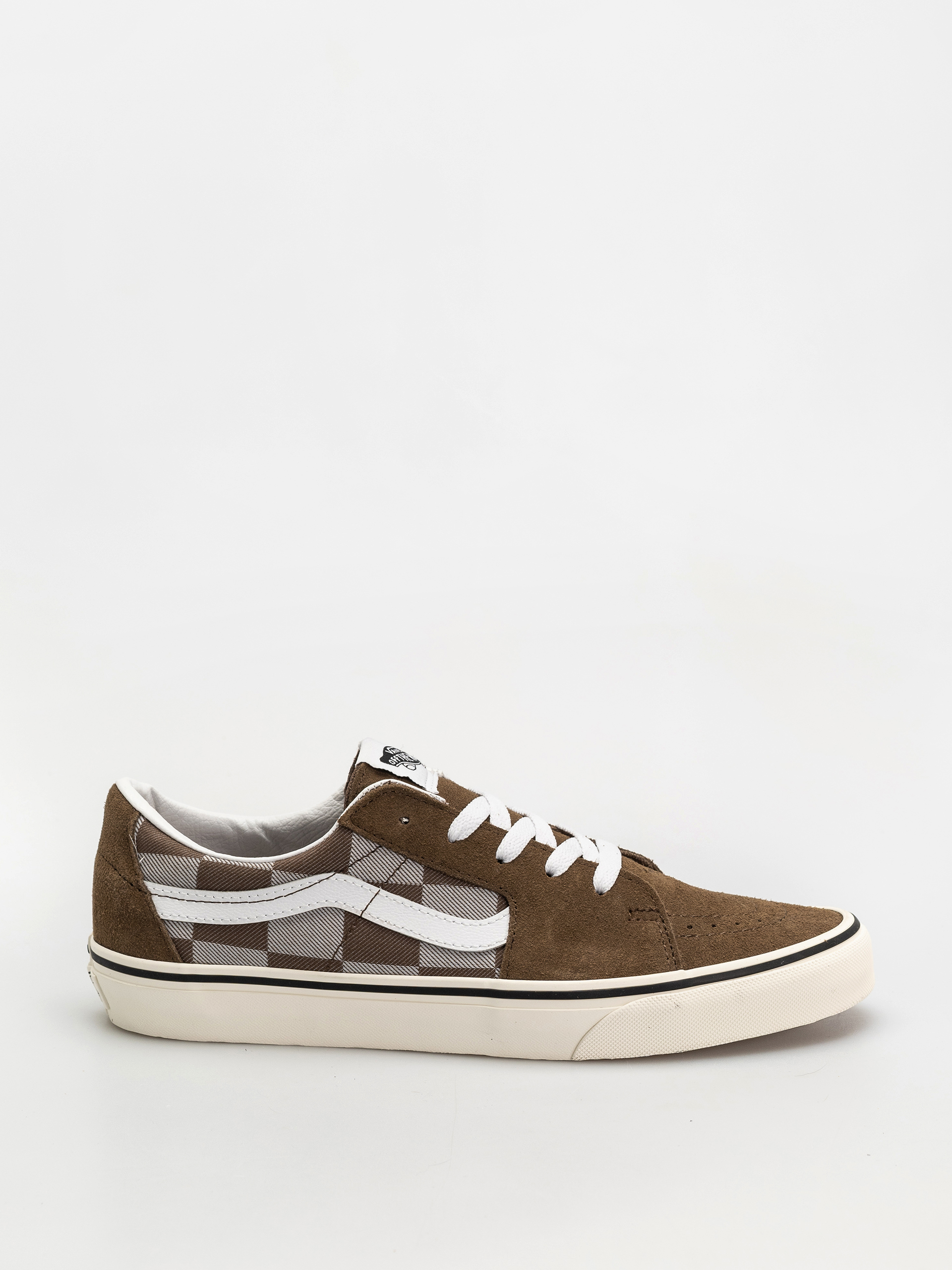 Topu00e1nky Vans Sk8 Low (mono checkerboard brown)