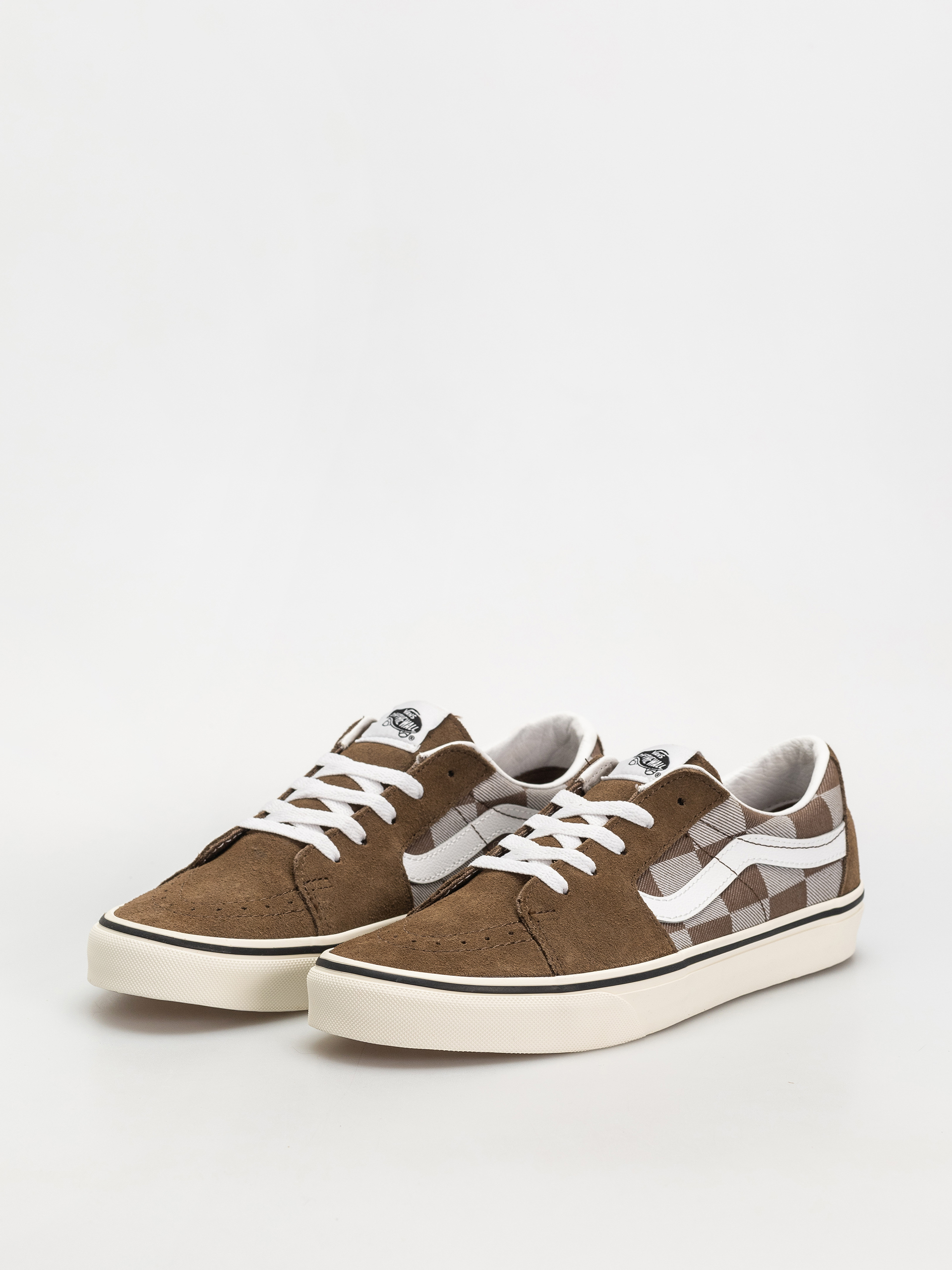 Topánky Vans Sk8 Low (mono checkerboard brown)