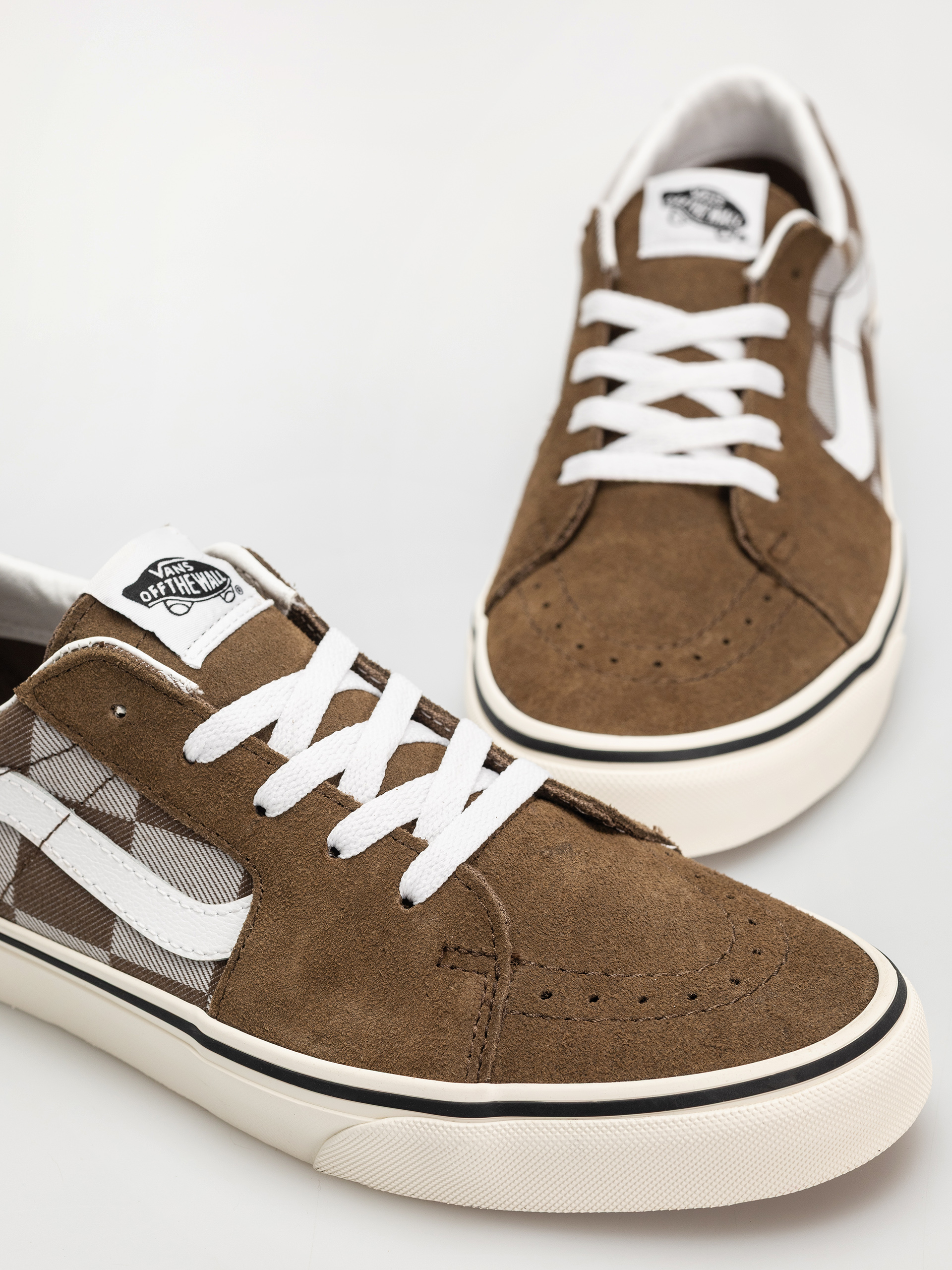 Topánky Vans Sk8 Low (mono checkerboard brown)
