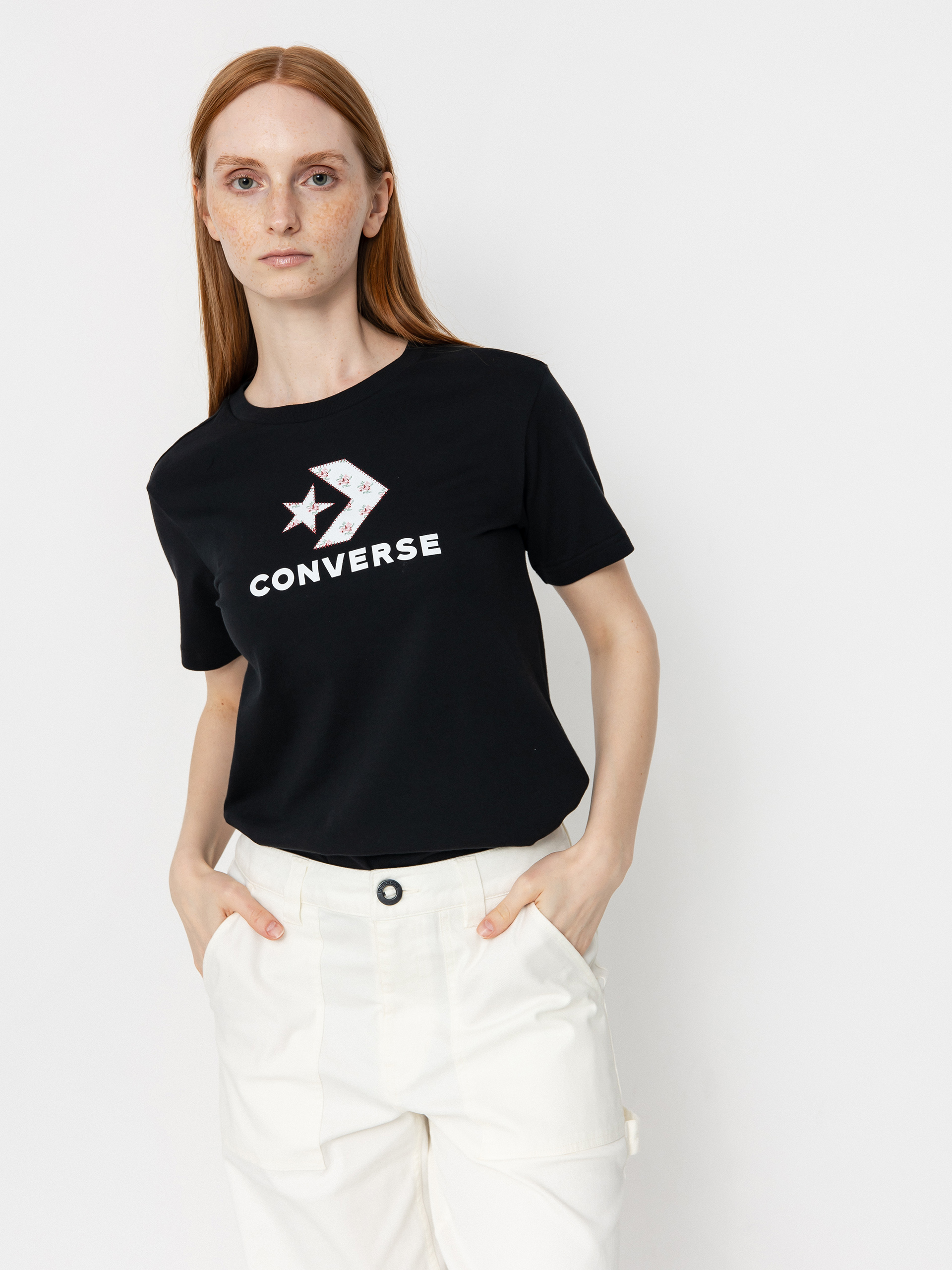 Tričko Converse Star Chevron Infill Wmn (converse black)