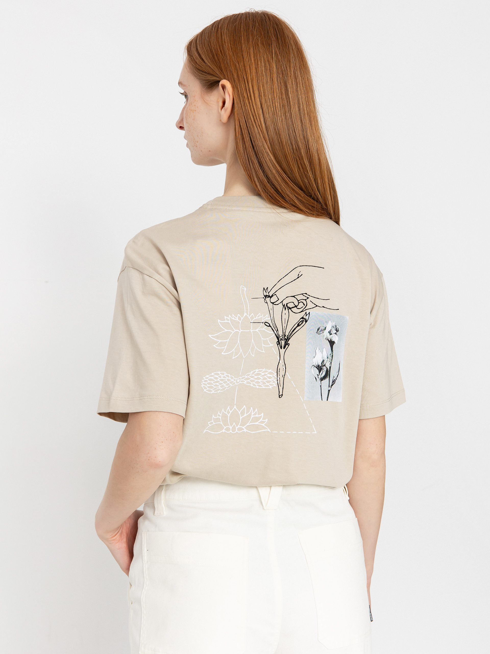 Nohavice Volcom Stone Kraft Wmn (star white)