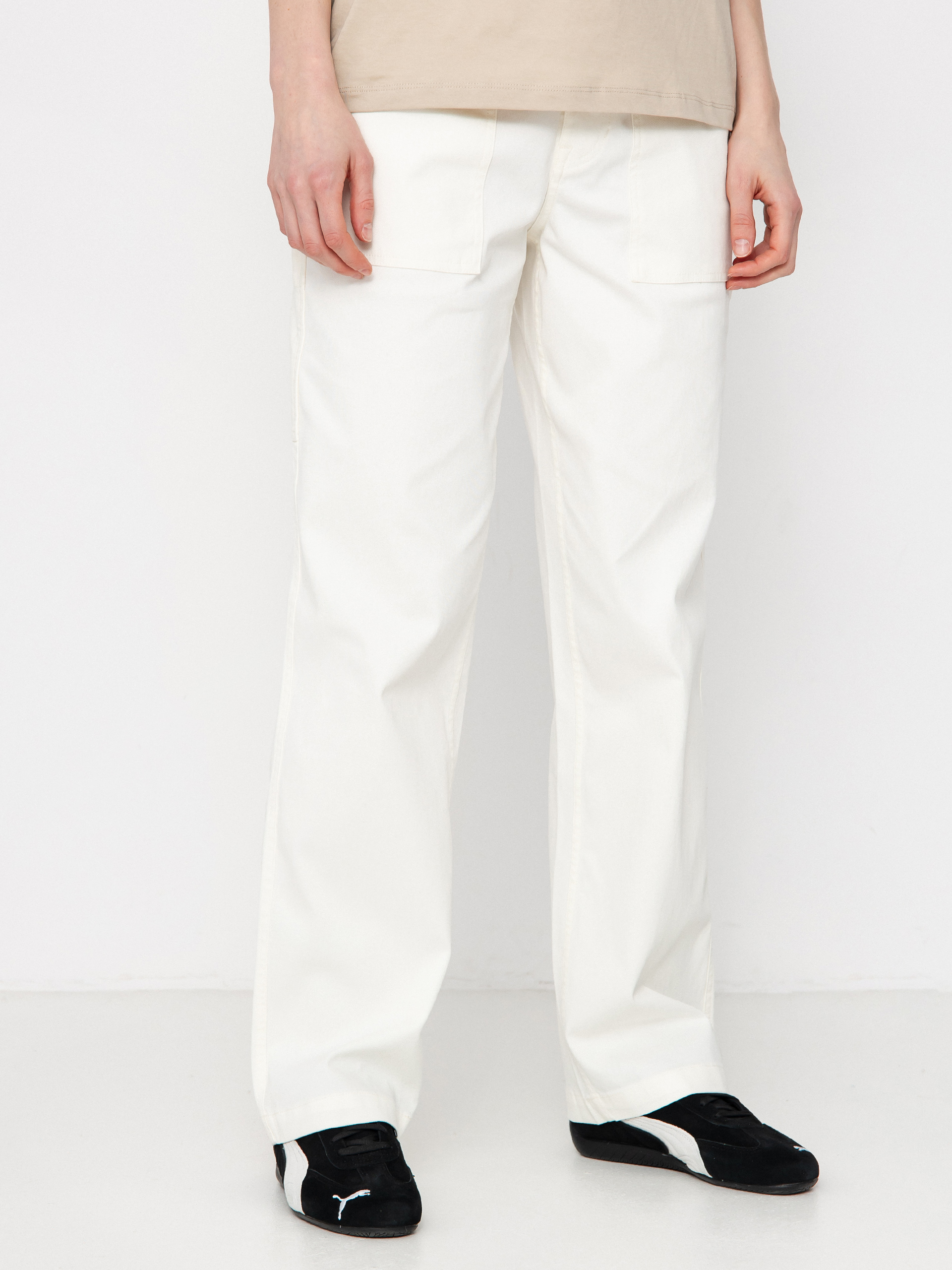 Nohavice Volcom Stone Kraft Wmn (star white)