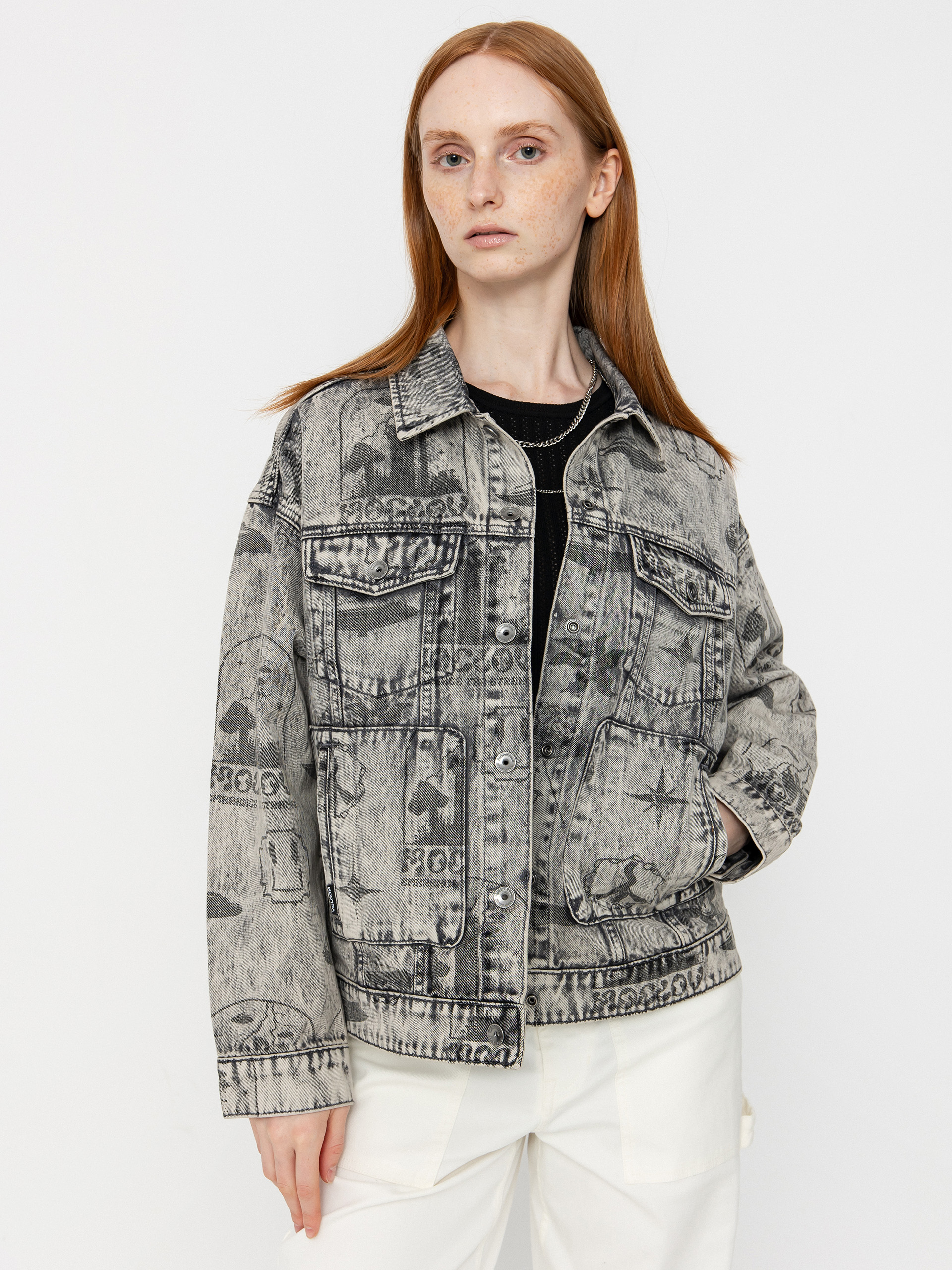 Bunda Volcom Fa Filip Rygalski Wmn (grey vintage)