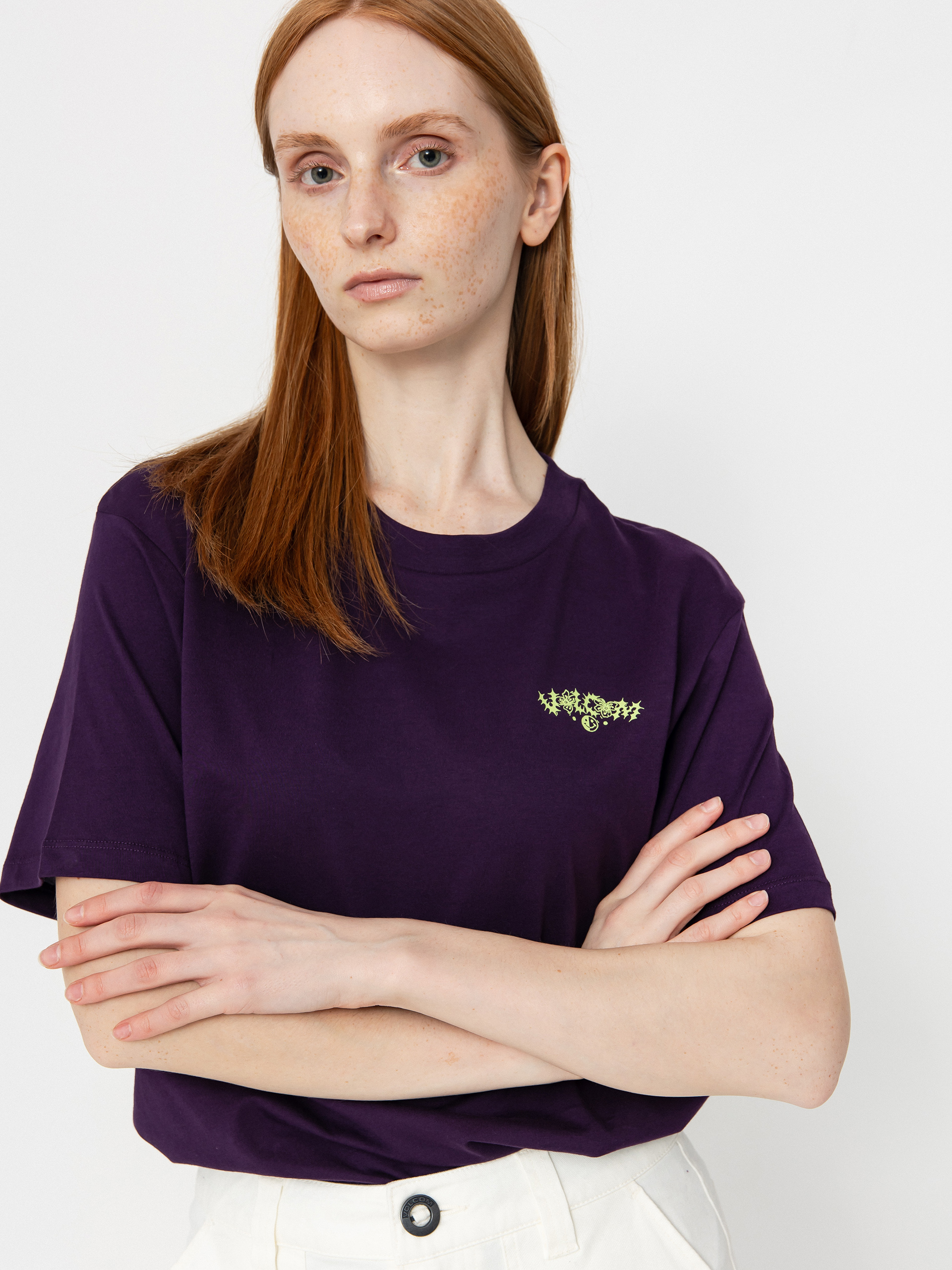 Tričko Volcom Radical Daze Up Wmn (grape royale)