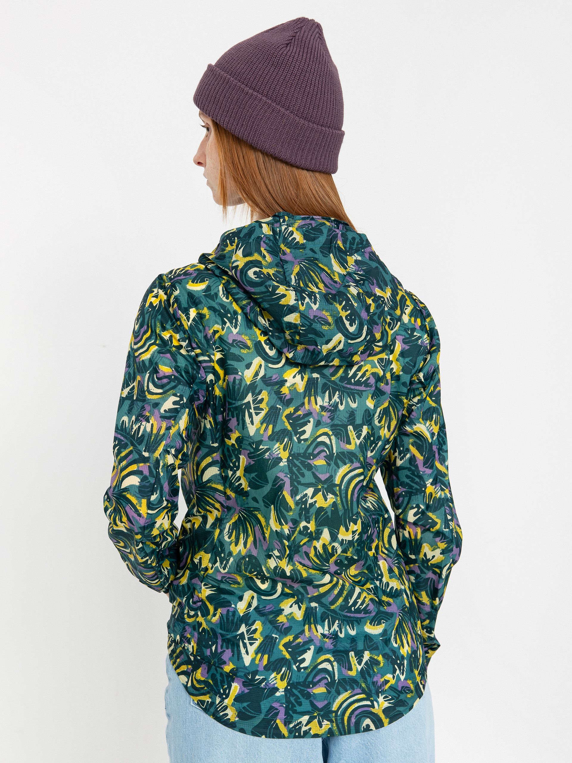 Bunda Patagonia Houdini Wmn (wild botanist/wetland blue)