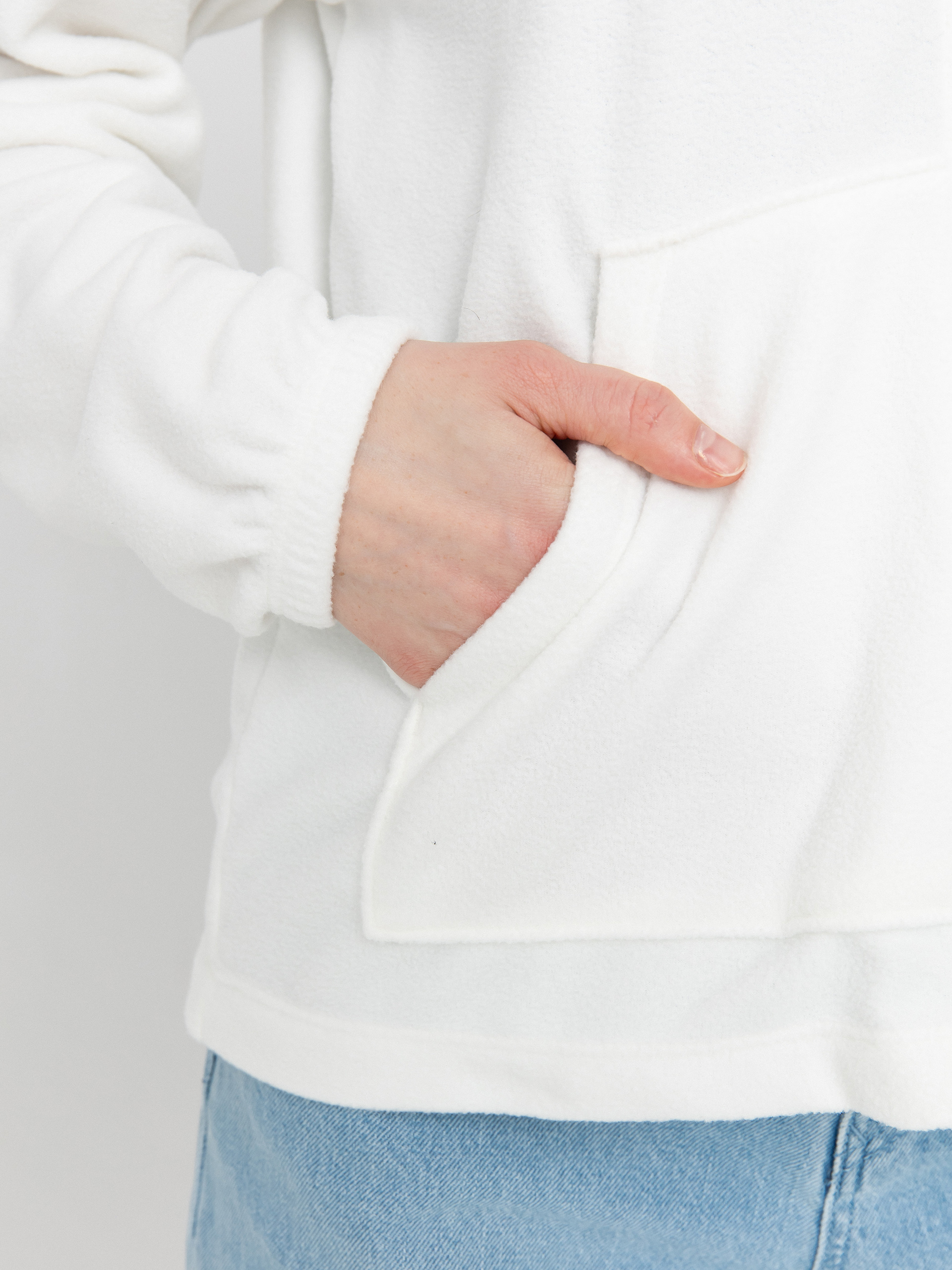 Mikina s kapucňou Patagonia Micro D ZHD Wmn (birch white)