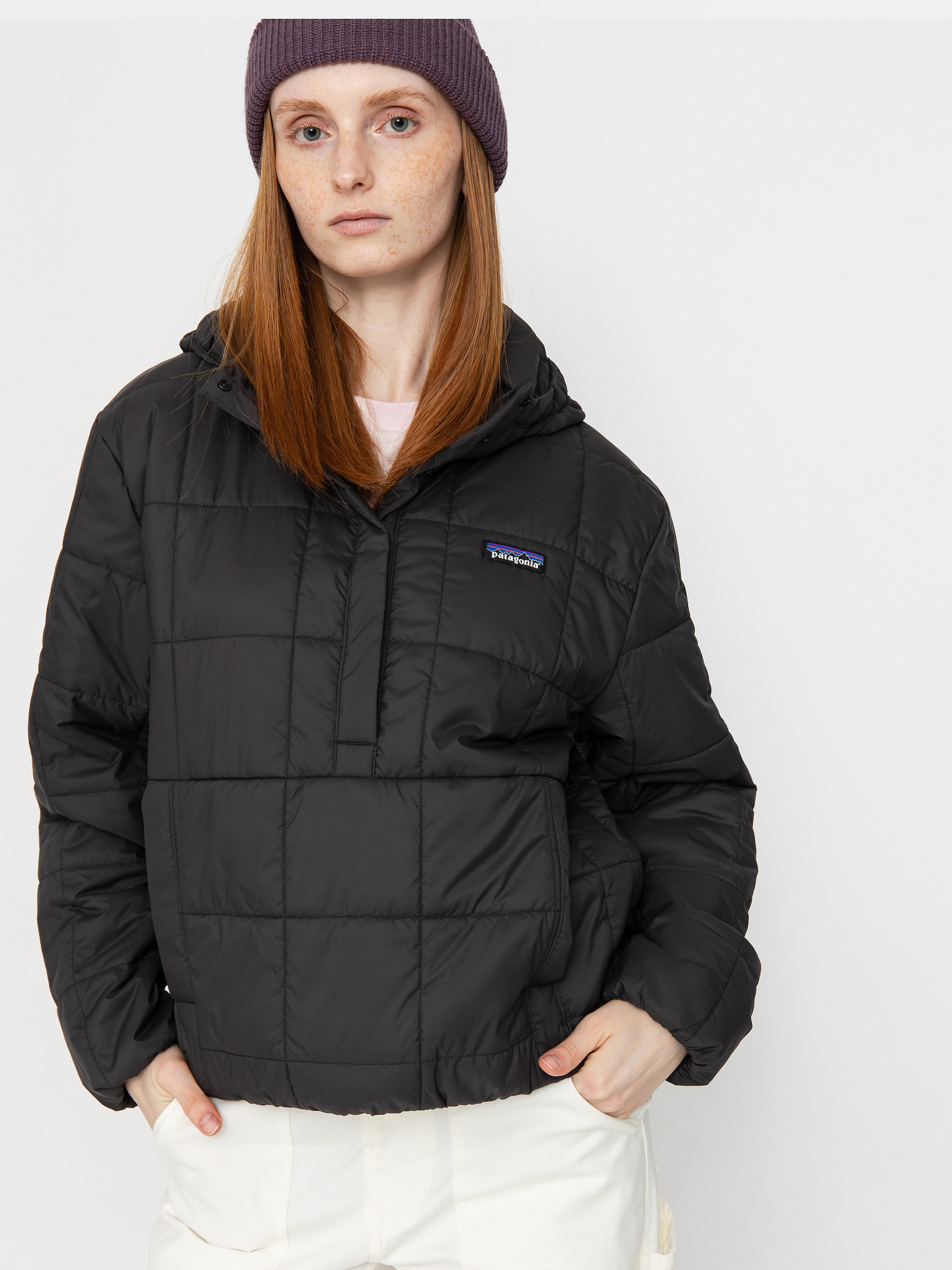 Mikina s kapucňou Patagonia Light Gust HD Wmn (black)