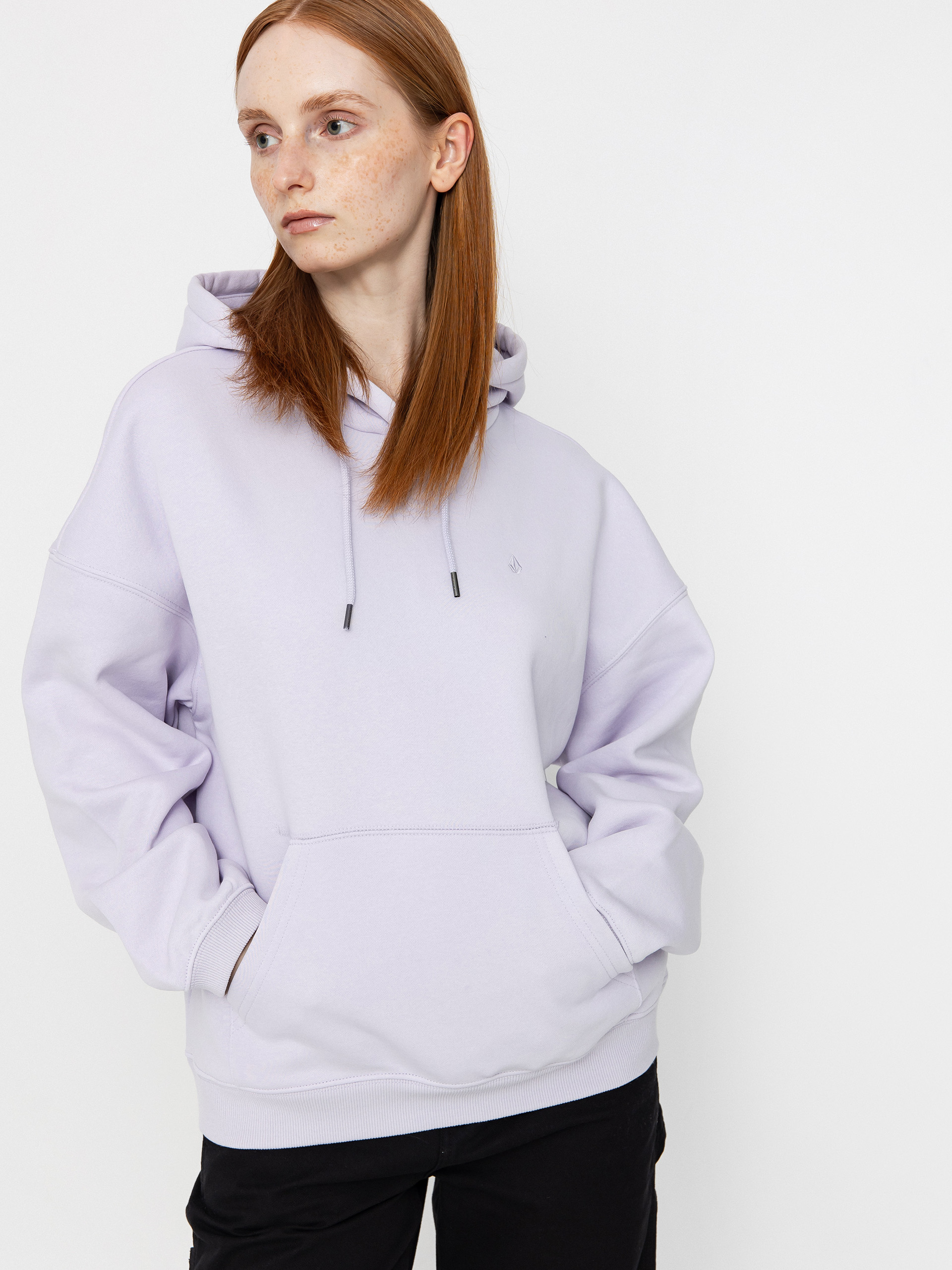 Mikina s kapucňou Volcom Stone Heart Up HD Wmn (dusty lavender)