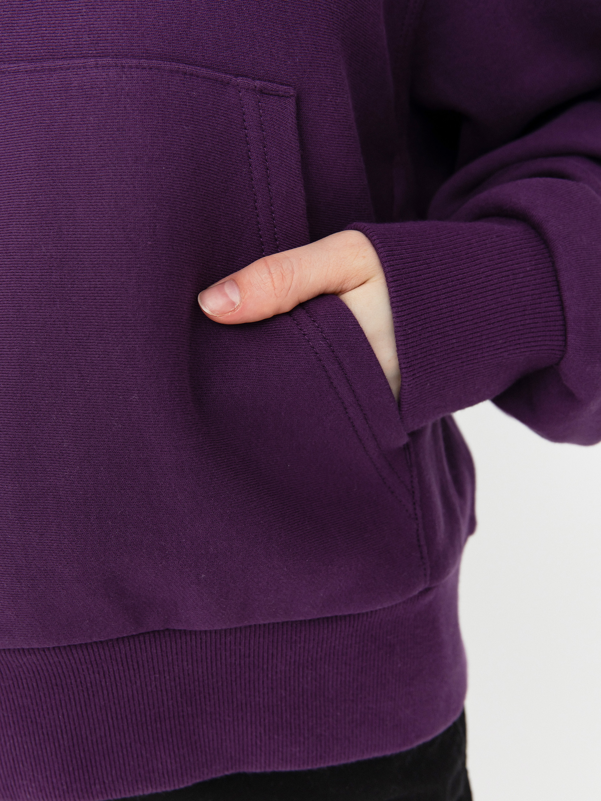 Mikina s kapucňou Carhartt WIP American Script HD Wmn (huckleberry)