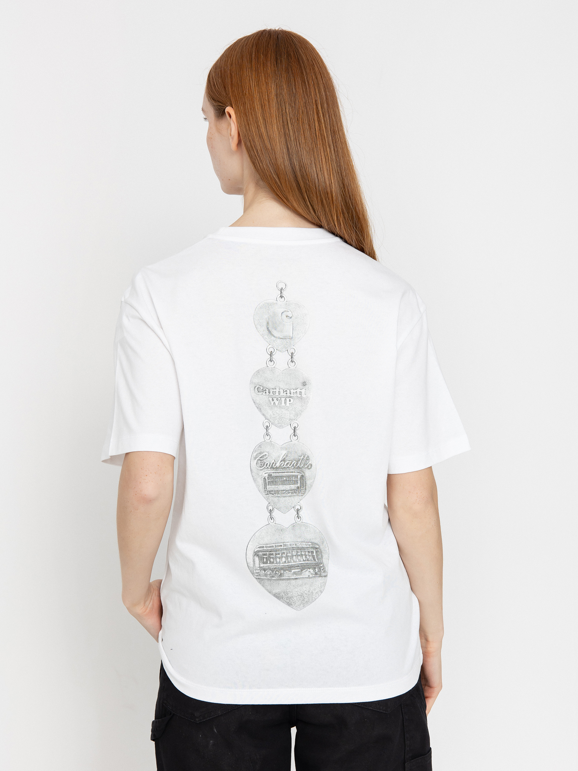 Tričko Carhartt WIP Hartt Chain Wmn (white)