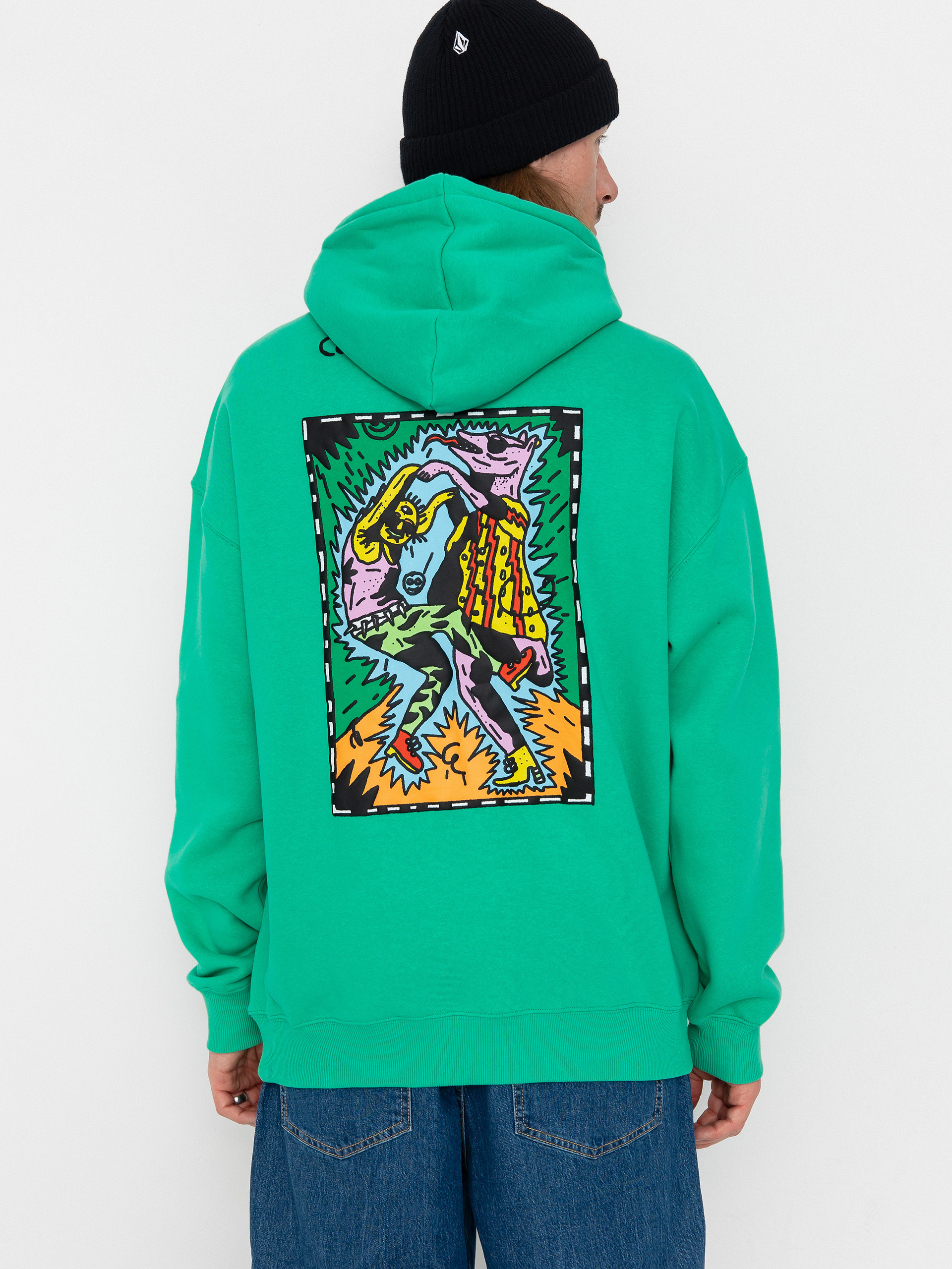 Mikina s kapucňou Volcom Fa Bob Mollema 1 HD (mint)