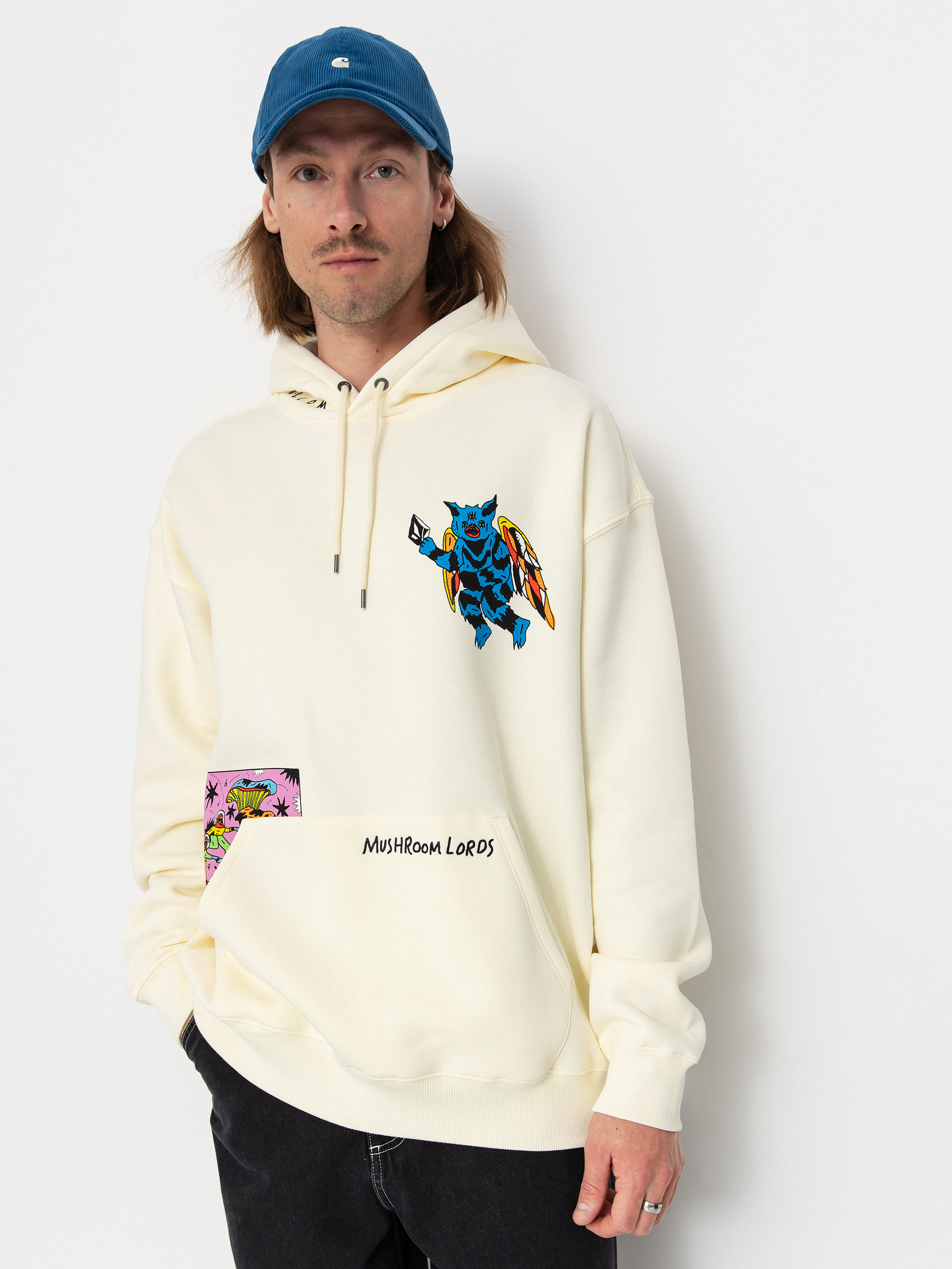 Mikina s kapucňou Volcom Fa Bob Mollema 2 HD