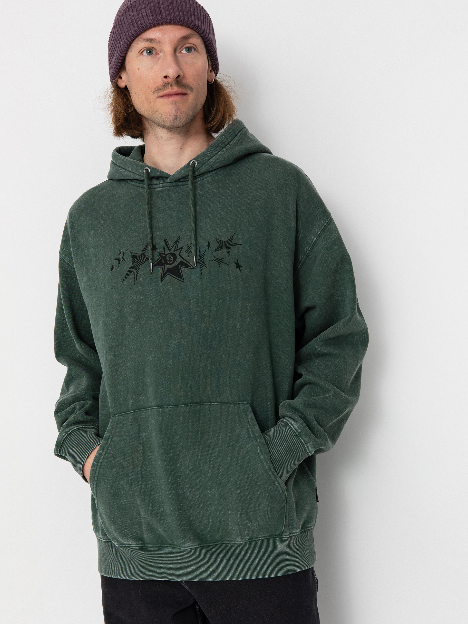 Mikina s kapucňou Volcom Volcom Ent HD (alpine)