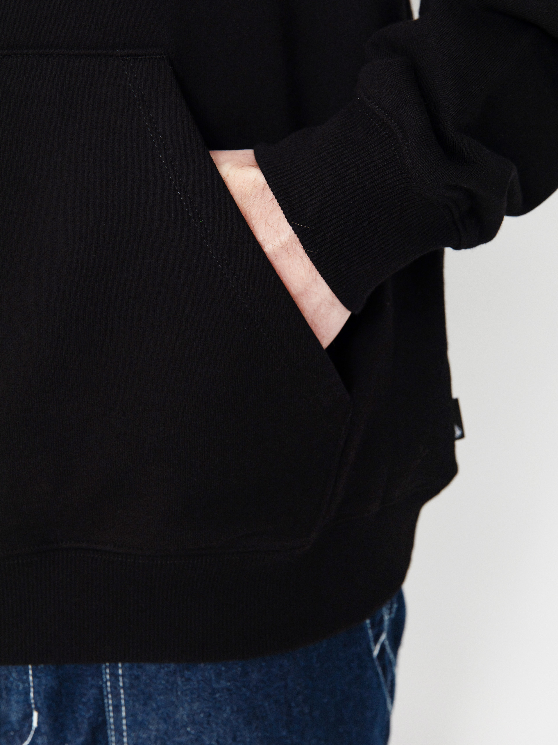 Mikina s kapucňou Volcom Handerry HD (black)