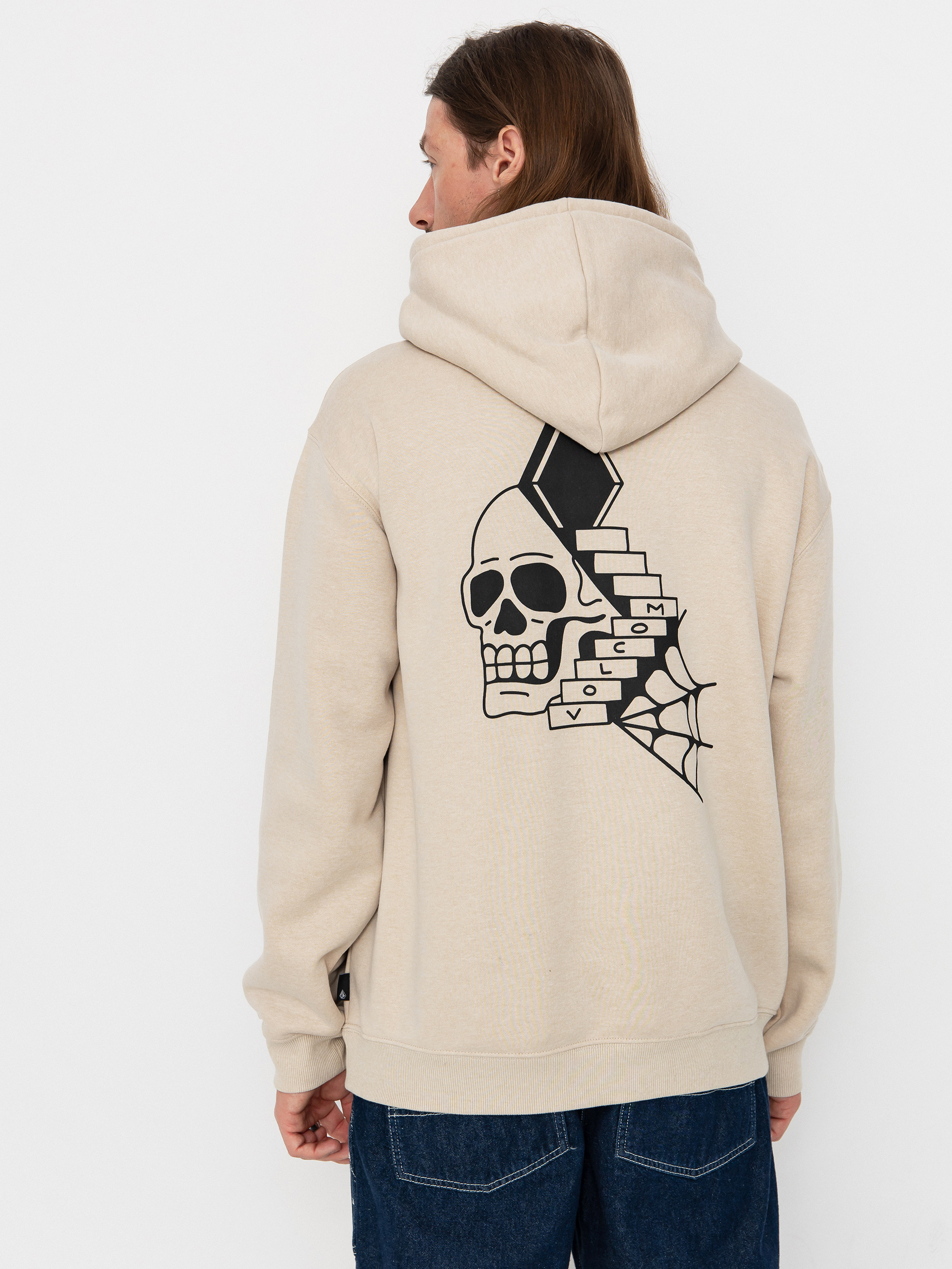 Mikina s kapucňou Volcom Watanite HD (dust heather)