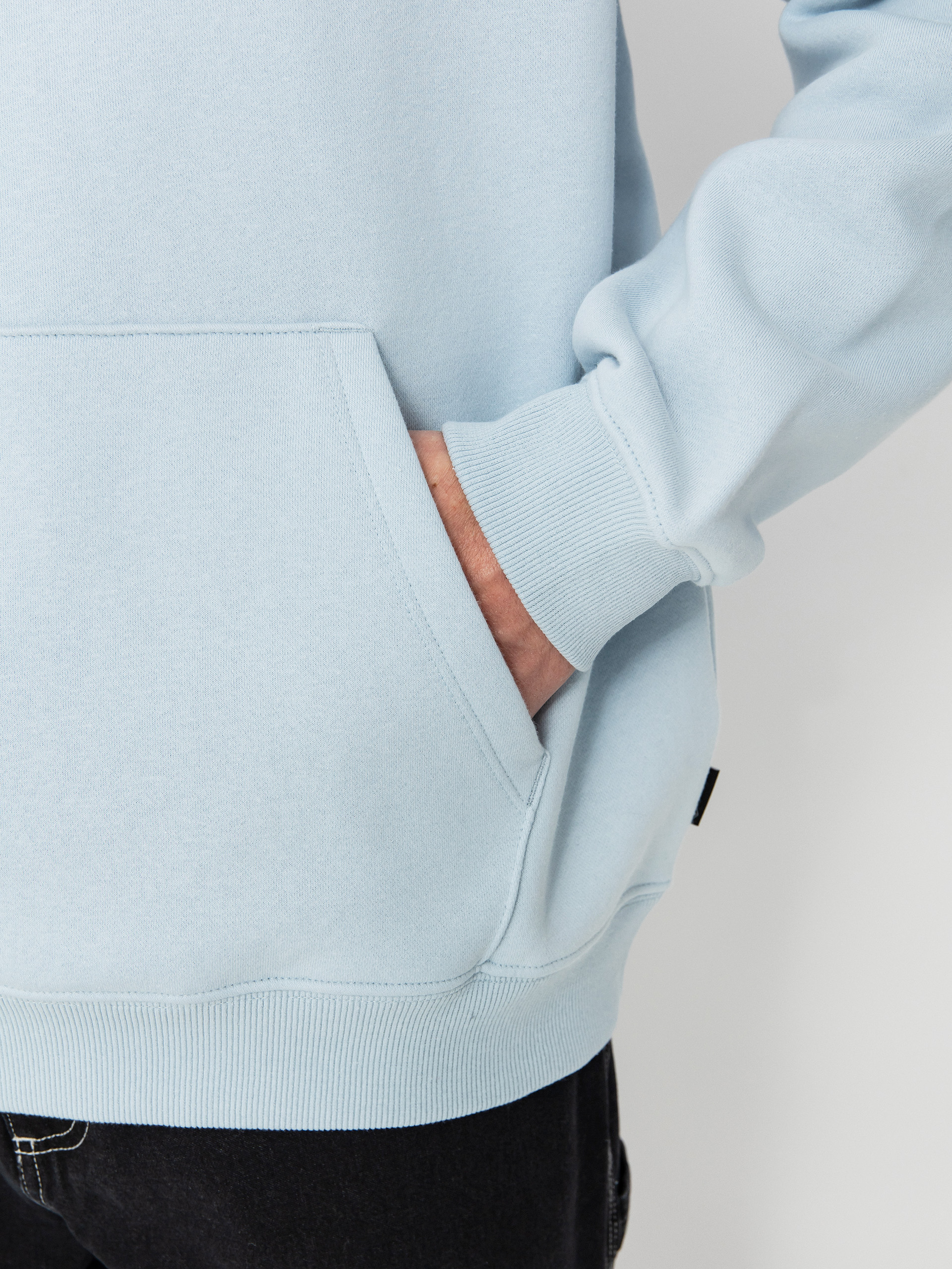 Mikina s kapucňou Volcom Single Stone HD (carolina blue)