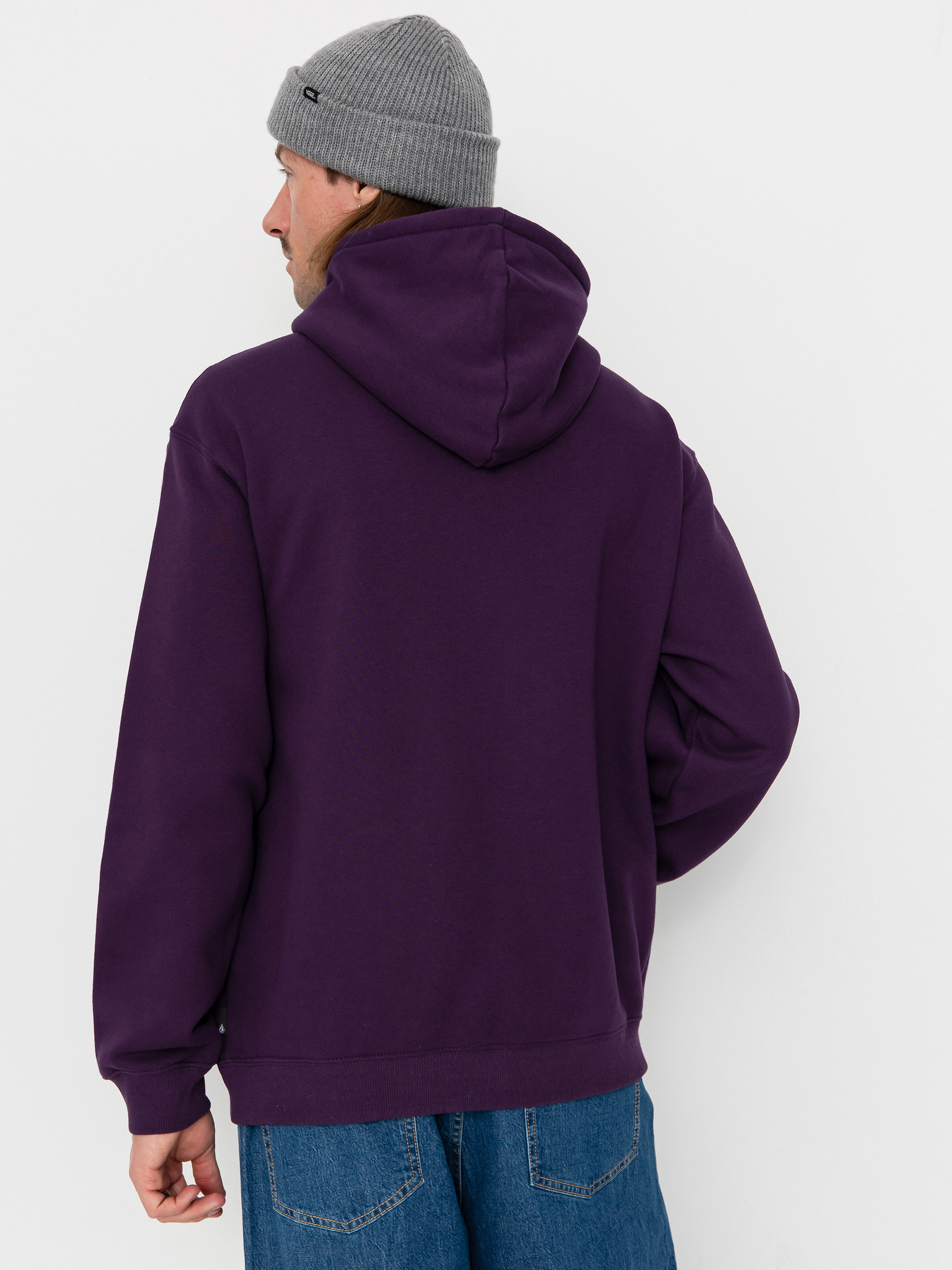 Mikina s kapucňou Volcom Single Stone HD (grape royale)