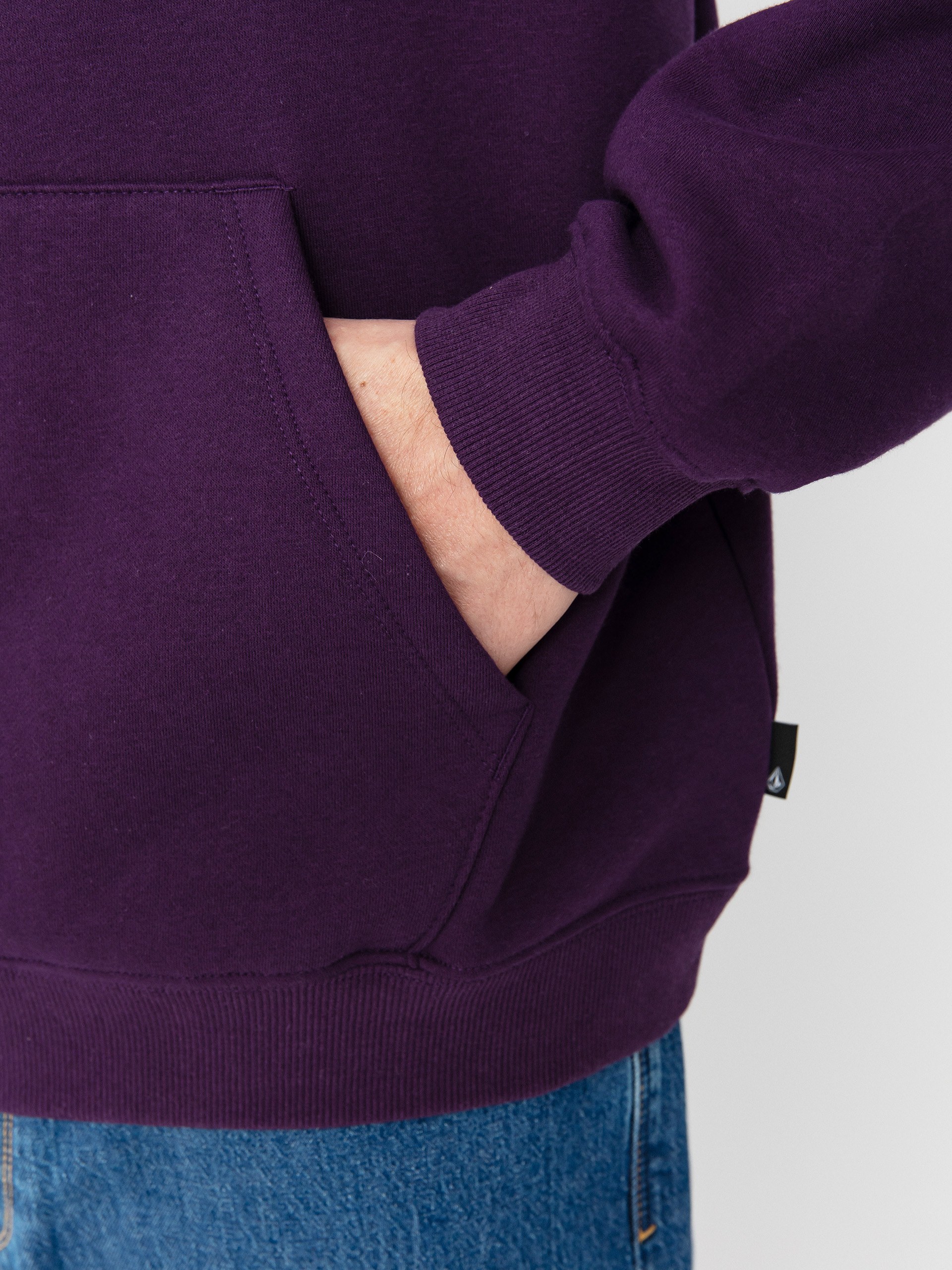 Mikina s kapucňou Volcom Single Stone HD (grape royale)