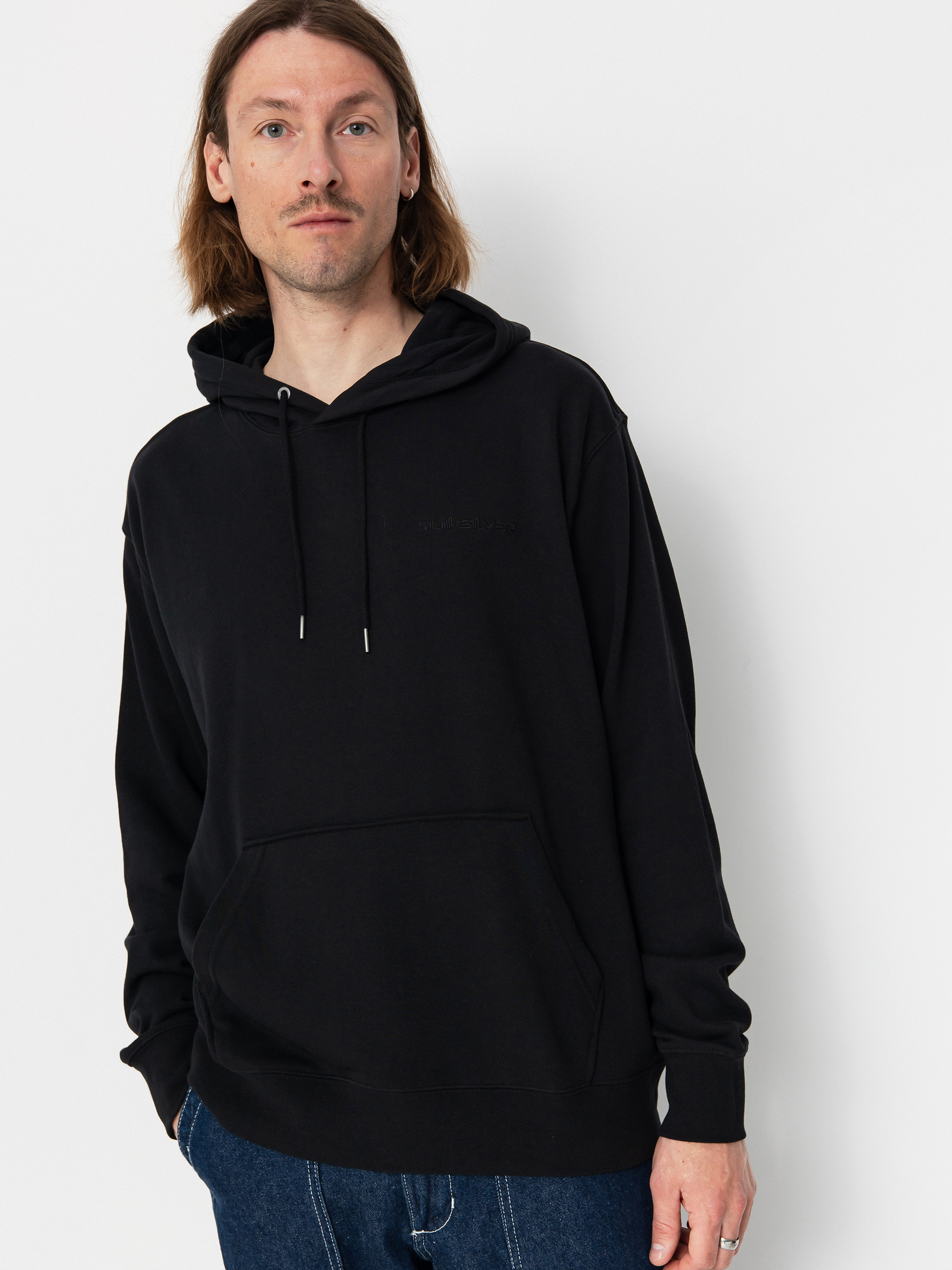 Mikina s kapucňou Quiksilver Salt Water HD (black)