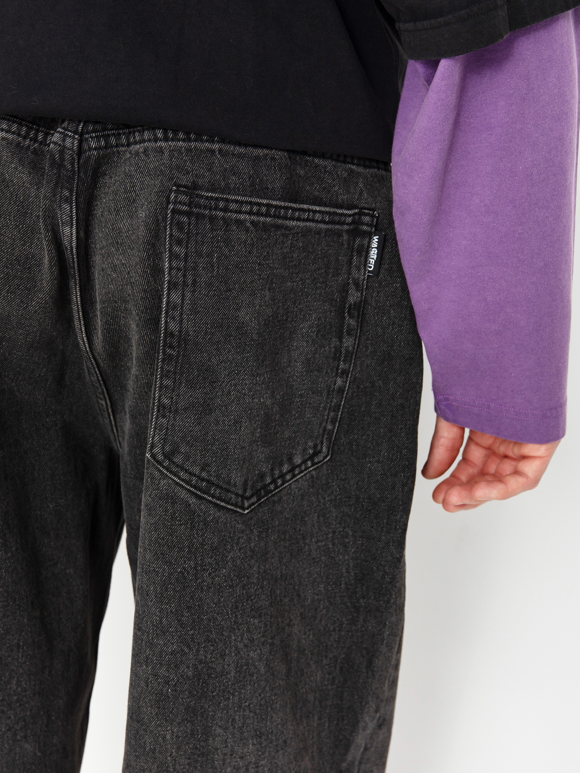 Nohavice Wasted Paris Signature Rod (faded black)