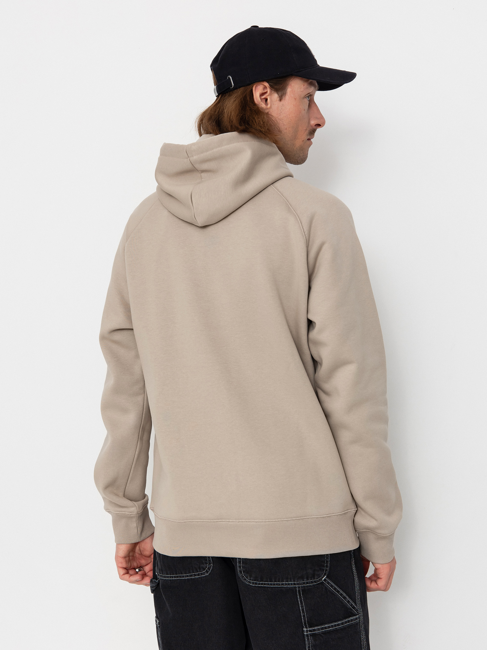 Mikina s kapucňou Carhartt WIP Chase HD (dusky beige/gold)