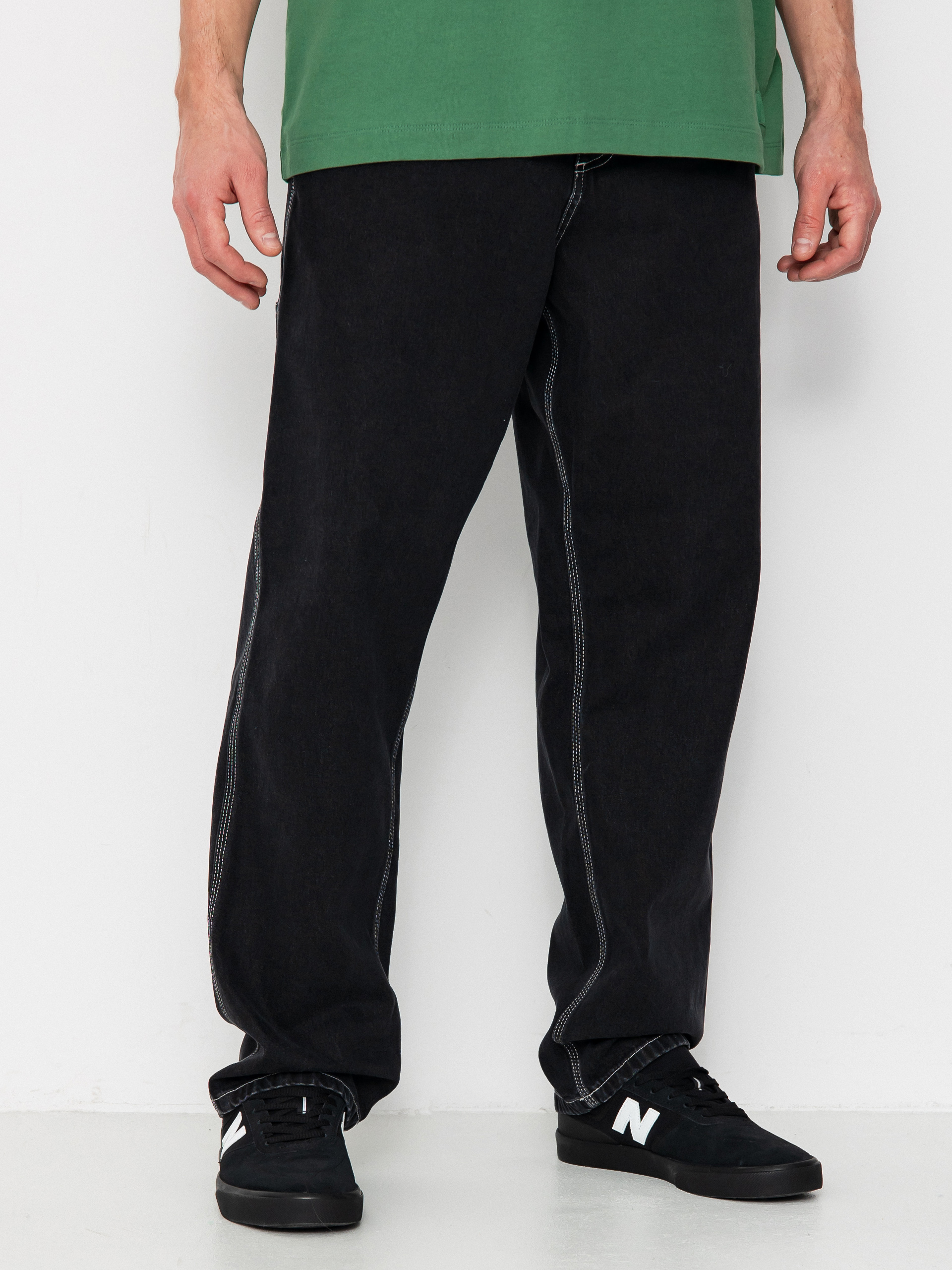 Nohavice Carhartt WIP Single Knee (black)