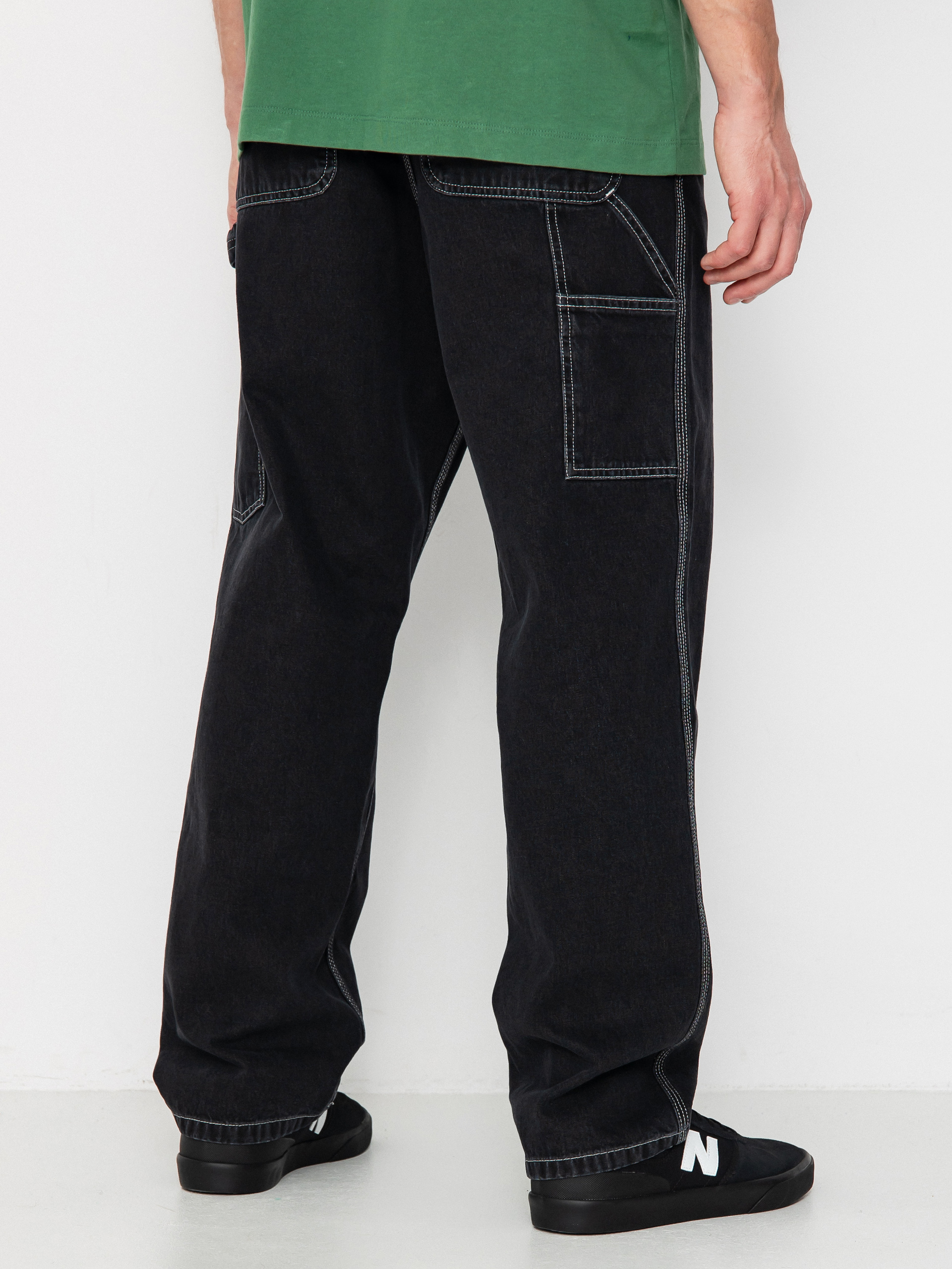 Nohavice Carhartt WIP Single Knee (black)