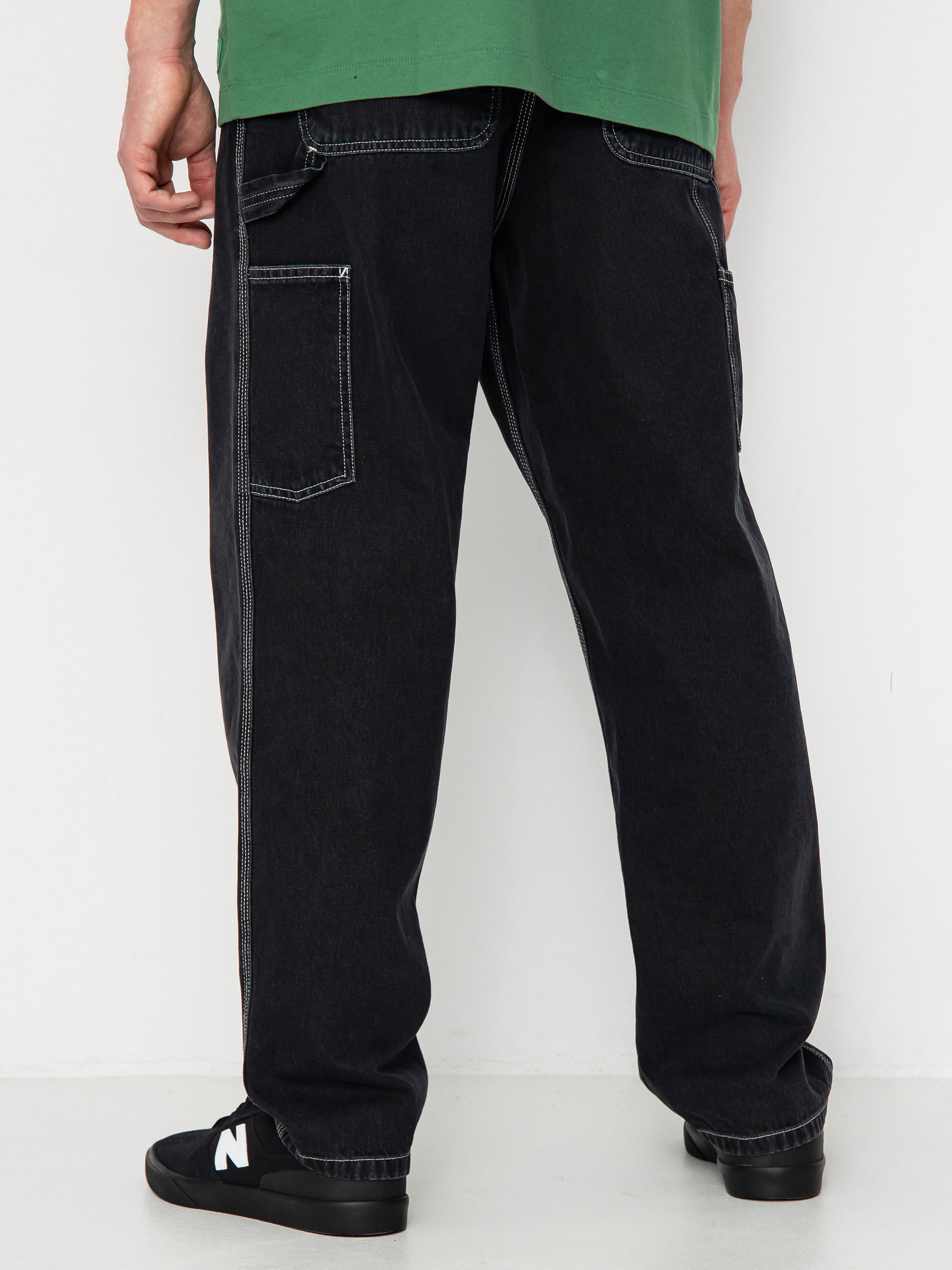Nohavice Carhartt WIP Single Knee (black)