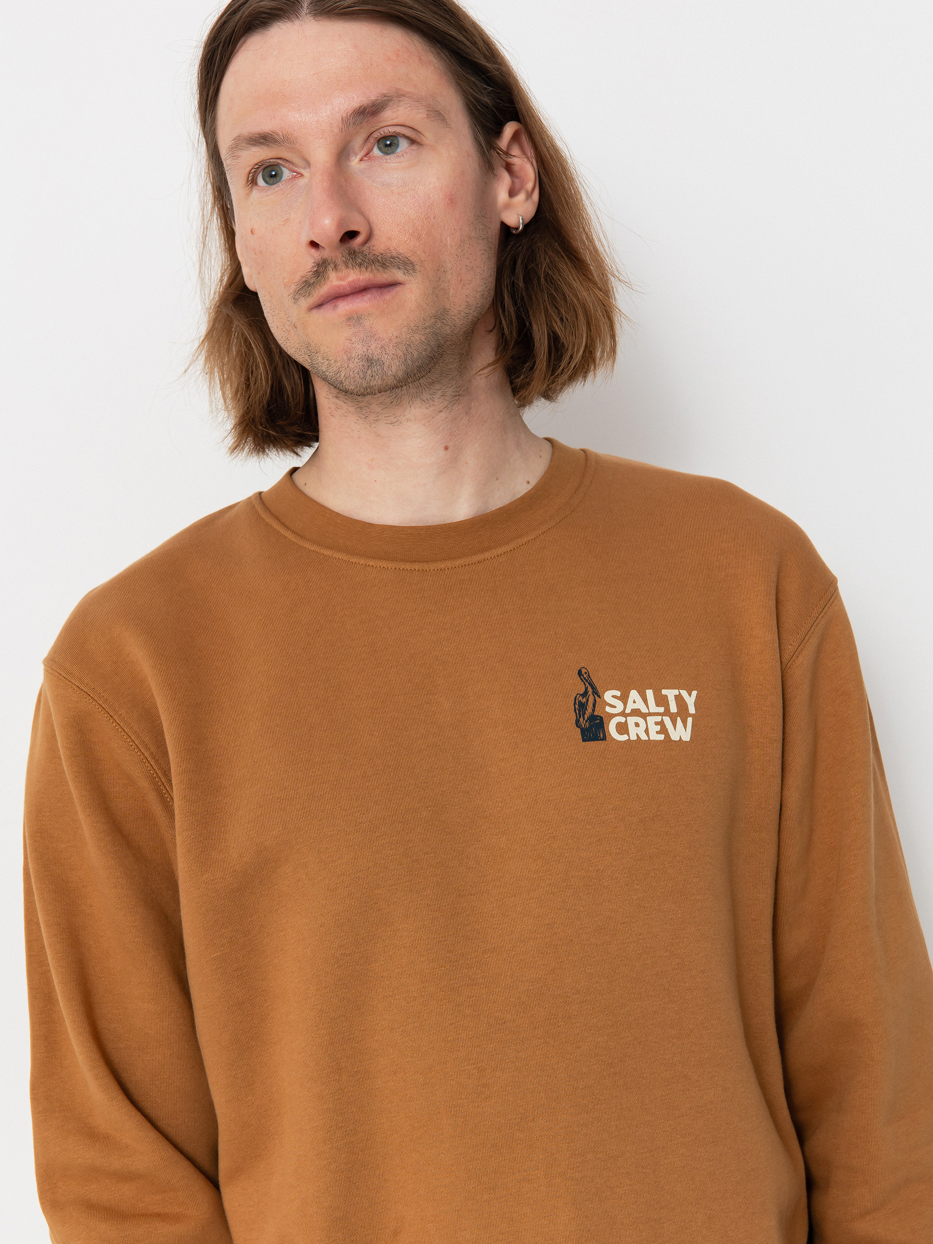 Mikina Salty Crew Stake Out Crew (caramel)