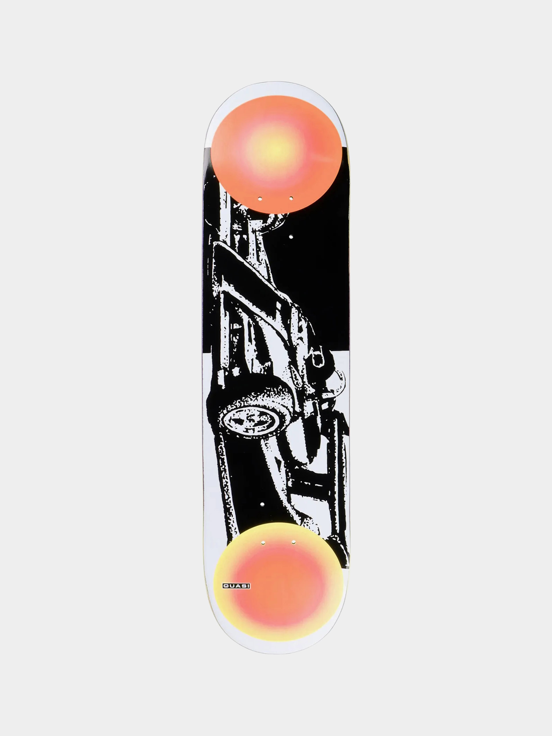 Doska Quasi Skateboards Fast Car II (white/black)