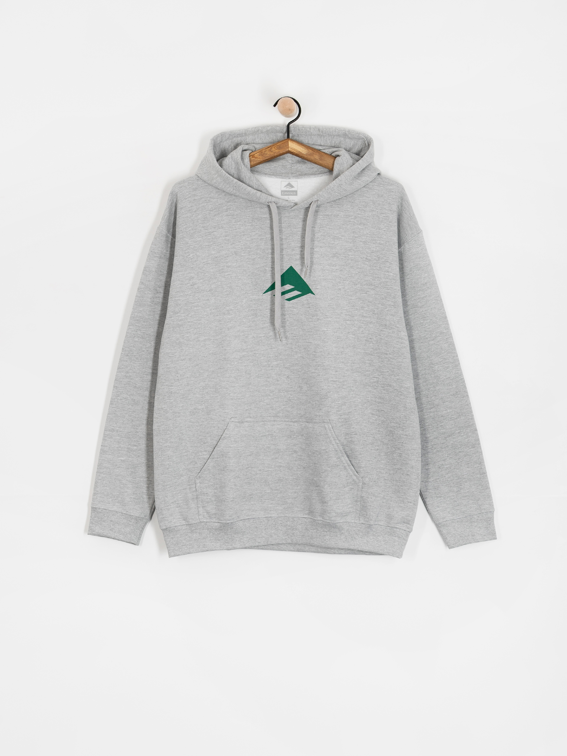 Mikina s kapucňou Emerica Triangle HD (grey/heather)