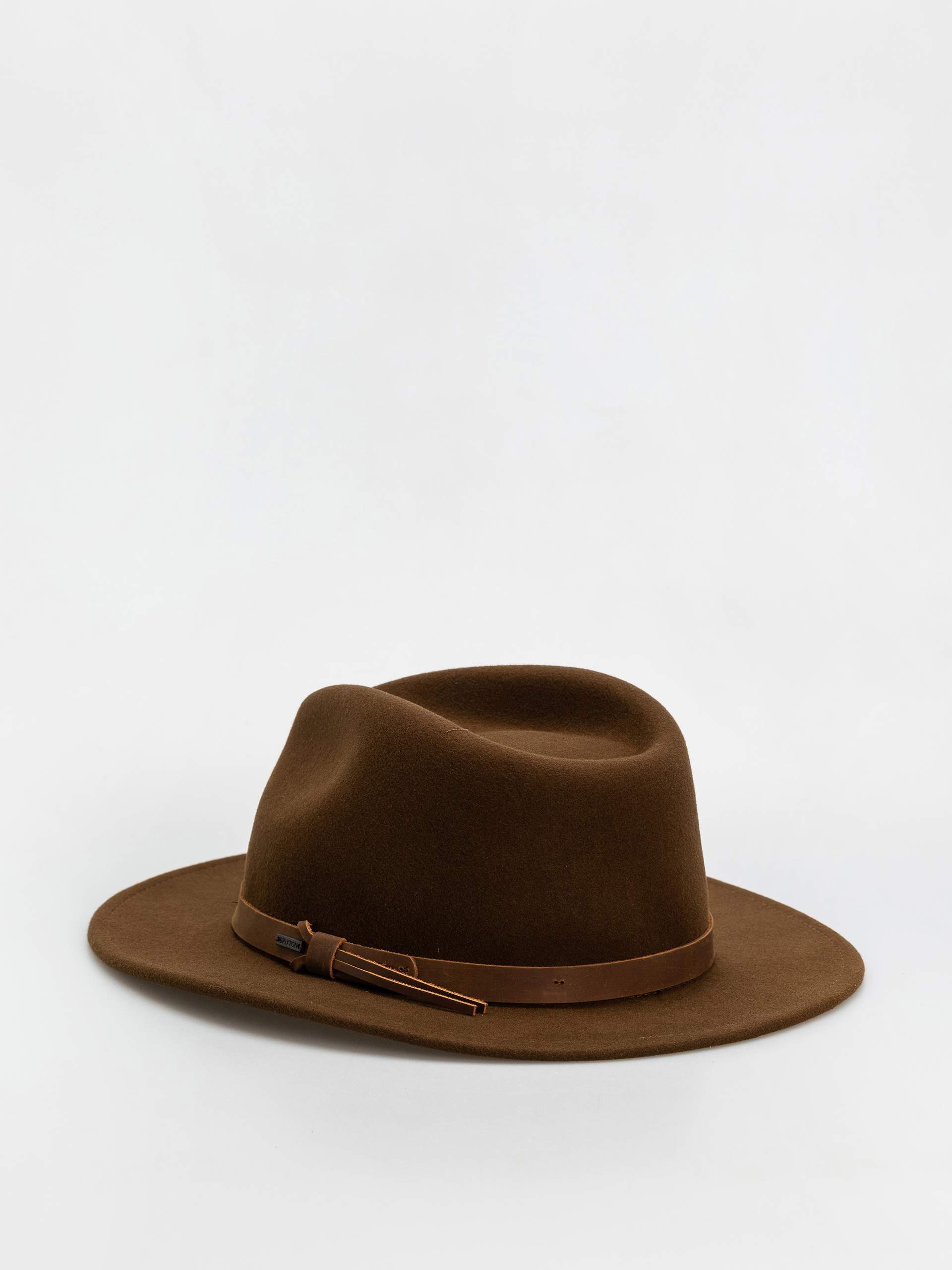 Klobúk Brixton Messer Traditional Fedora (coffee)