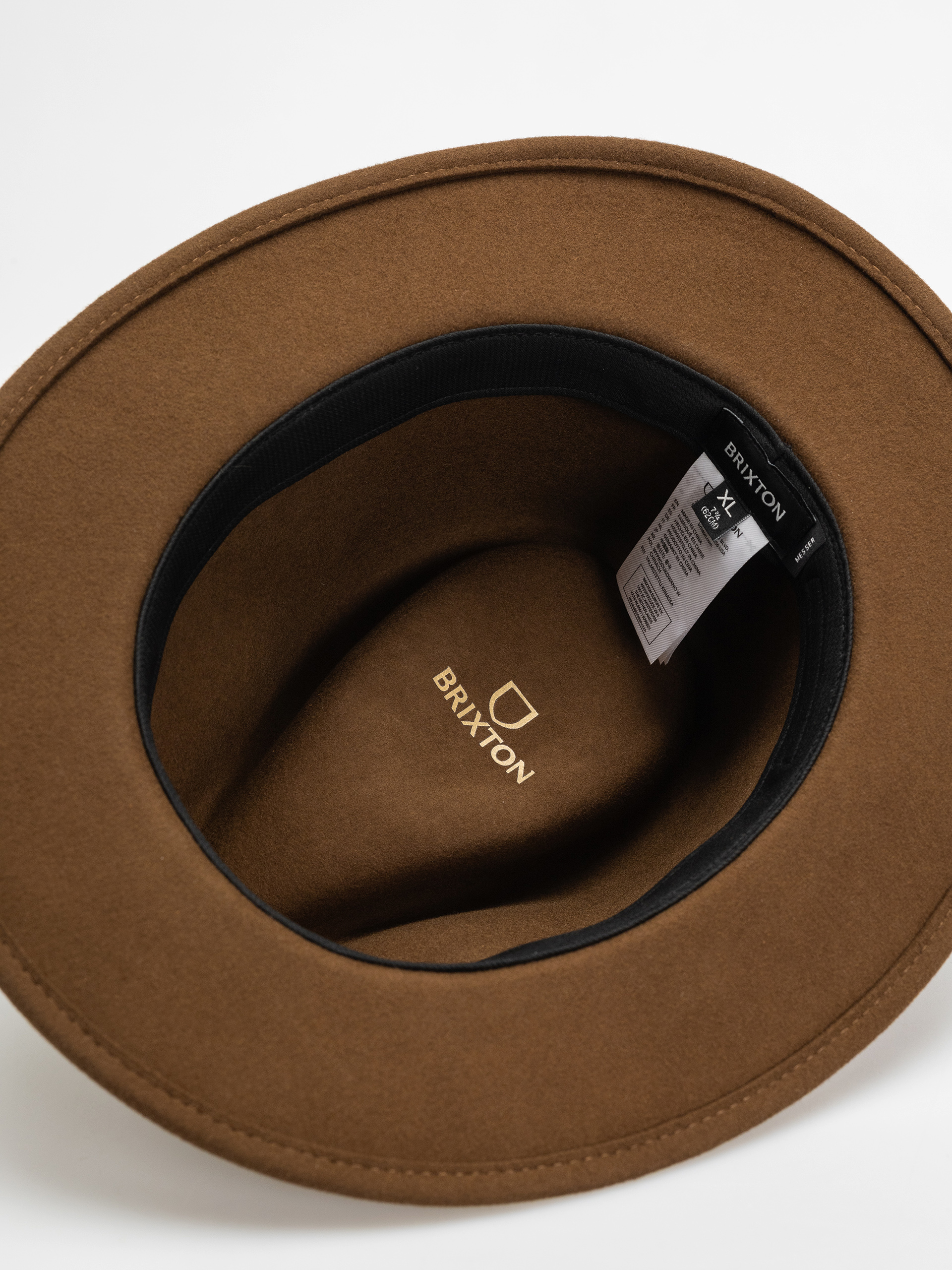 Klobúk Brixton Messer Traditional Fedora (coffee)