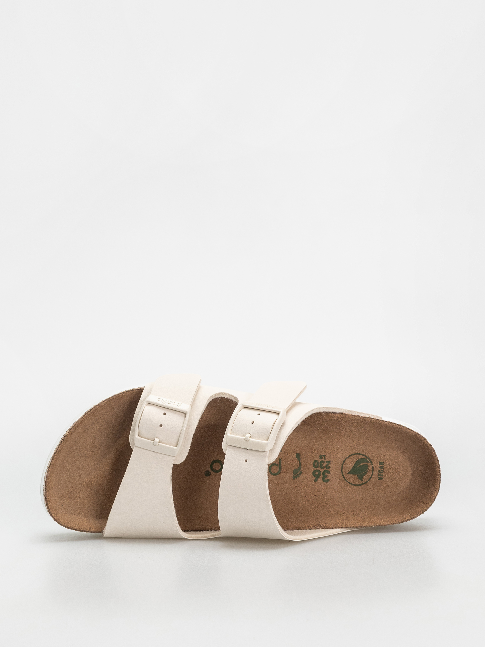 Šľapky Birkenstock Arizona Flex Platform Vegan Narrow Wmn (eggshell)