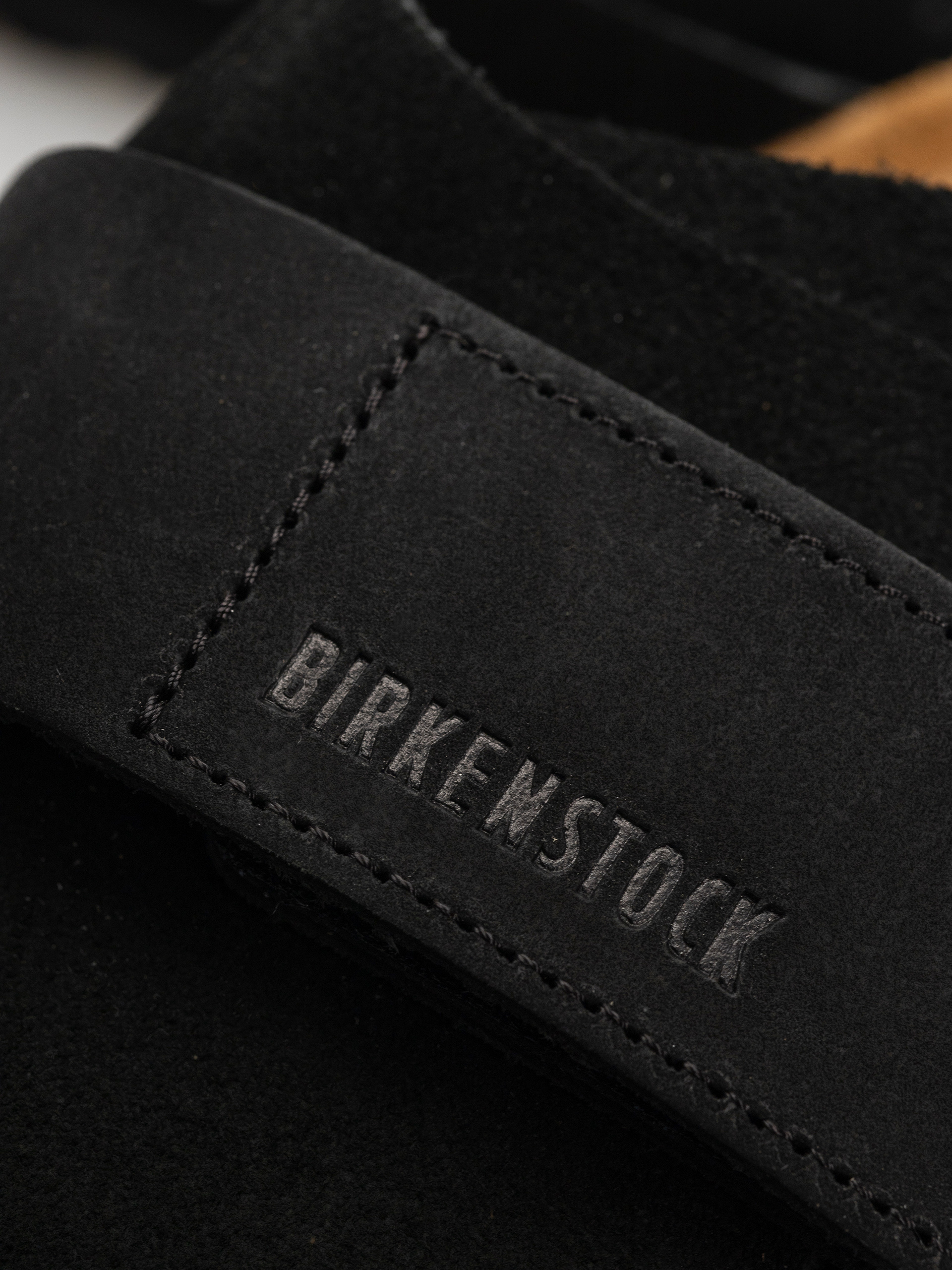 Šľapky Birkenstock Kyoto Nubuck Suede Leather Regular (black)