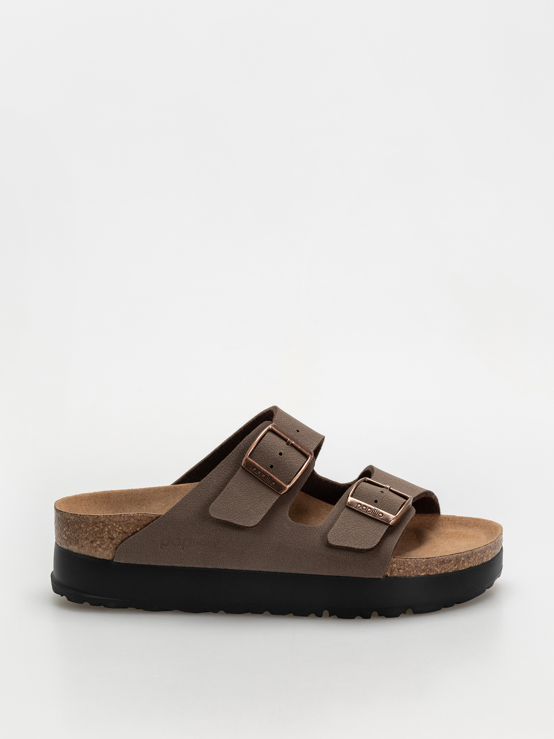 Šľapky Birkenstock Arizona Flex Platform Vegan Narrow Wmn (mocca)