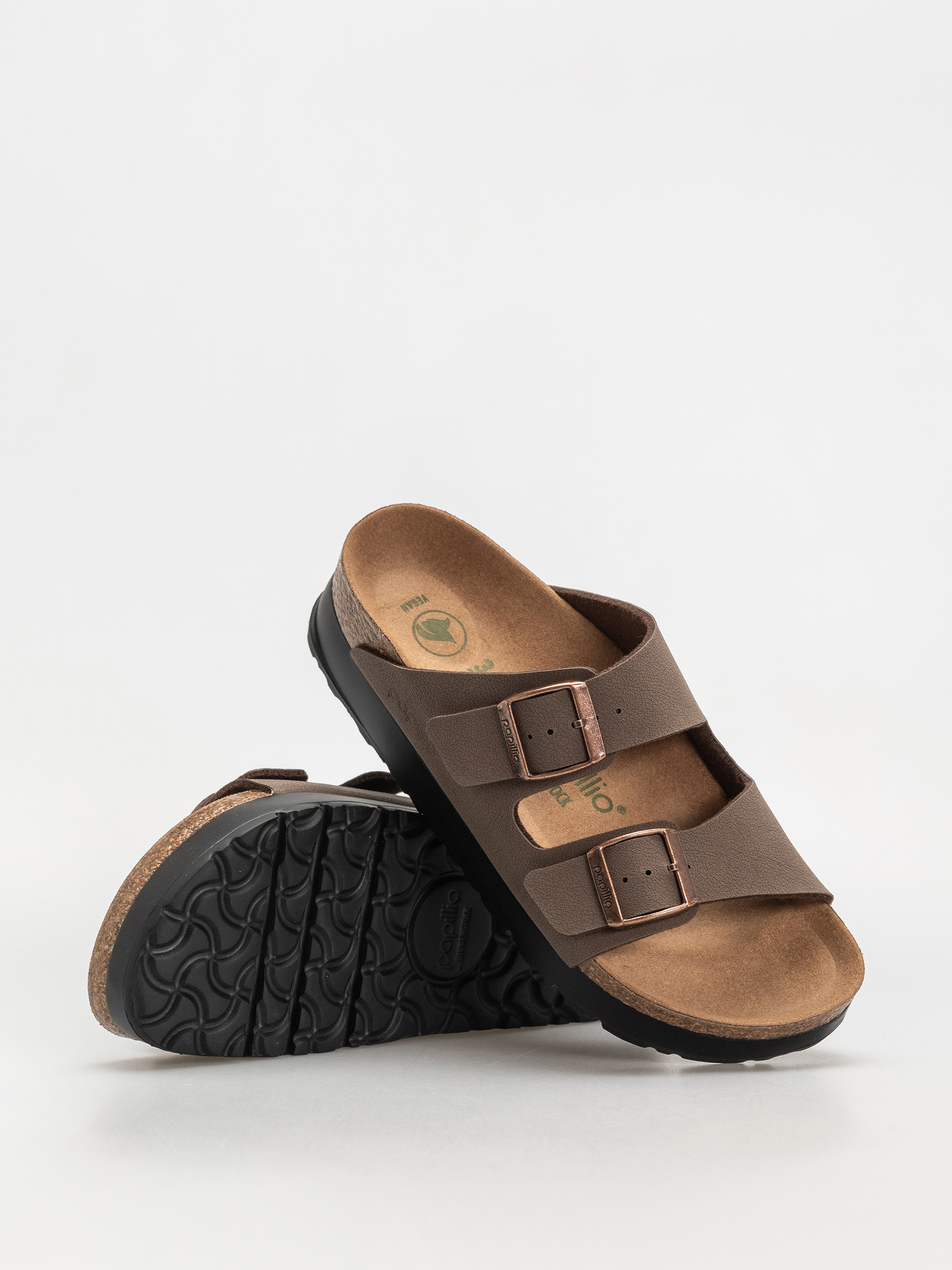 Šľapky Birkenstock Arizona Flex Platform Vegan Narrow Wmn (mocca)