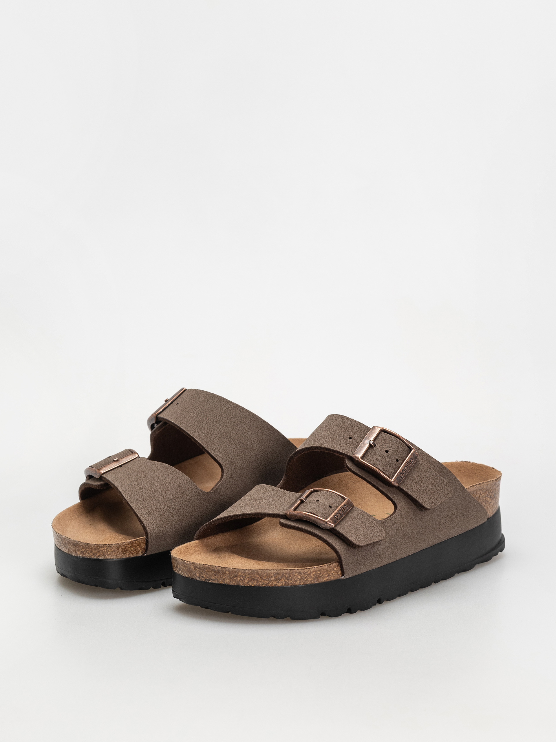 Šľapky Birkenstock Arizona Flex Platform Vegan Narrow Wmn (mocca)
