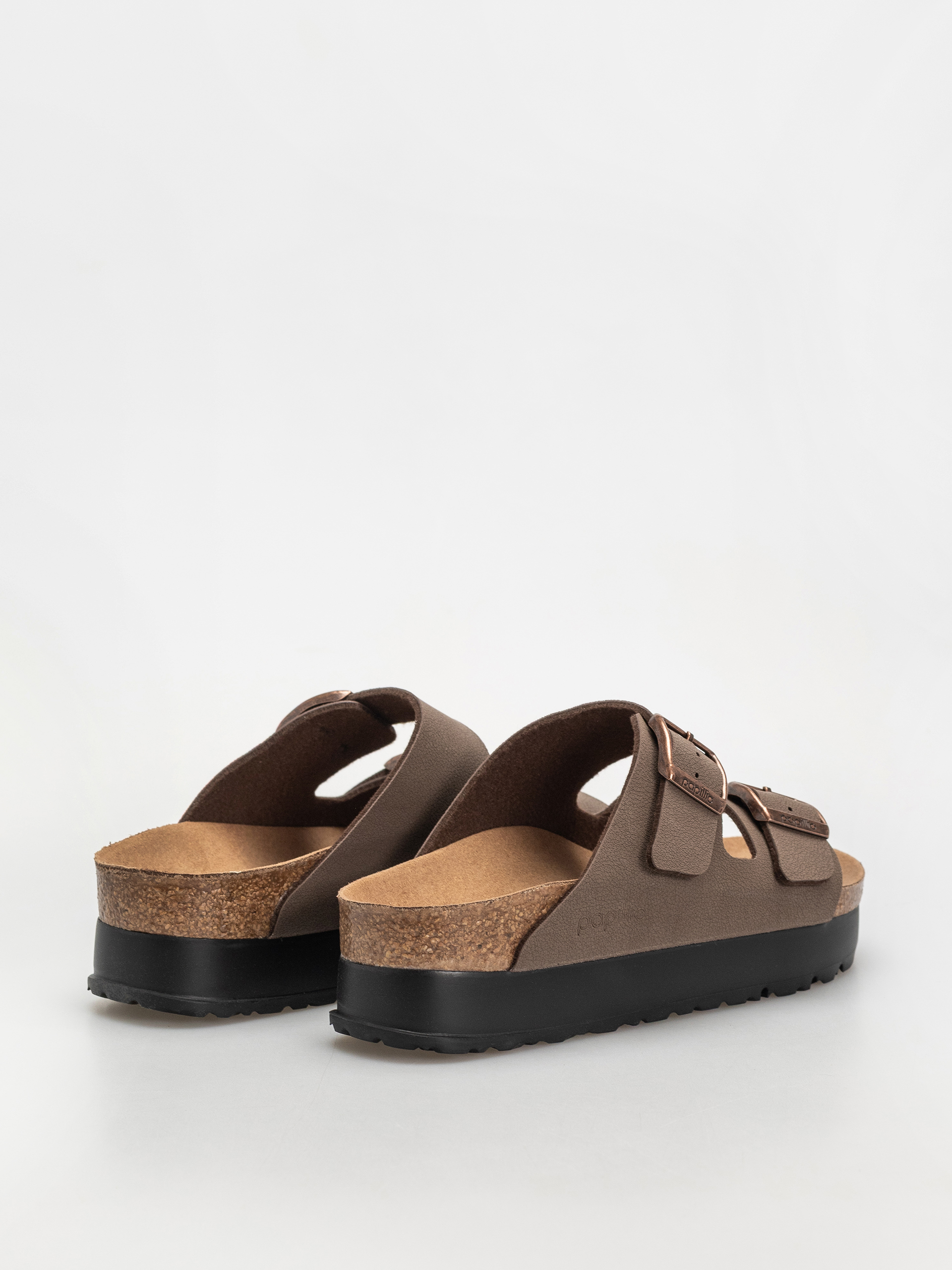 Šľapky Birkenstock Arizona Flex Platform Vegan Narrow Wmn (mocca)