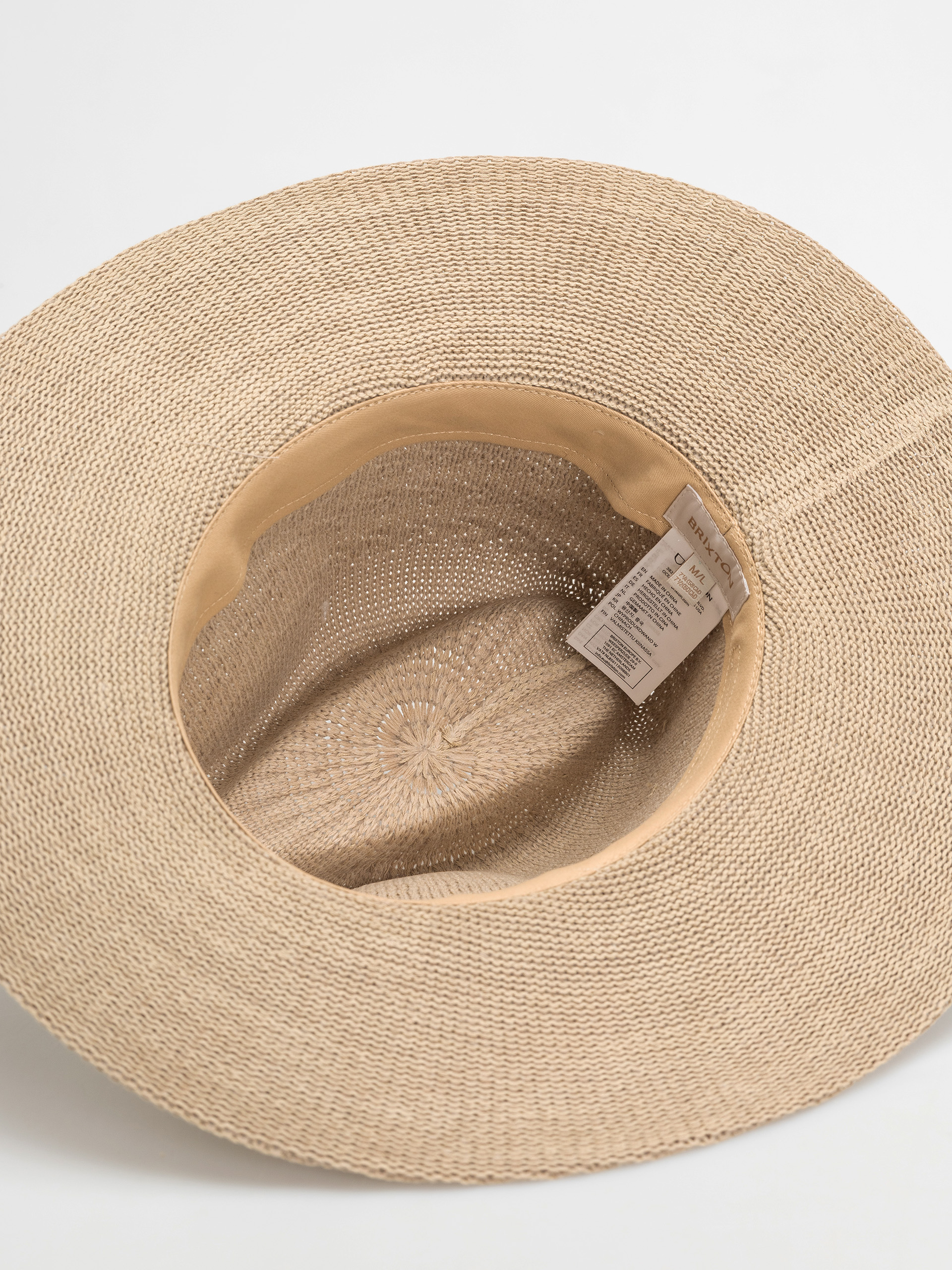 Klobúk Brixton Lyons Knit Pattern Packable Ha Wmn (light tan/light tan)