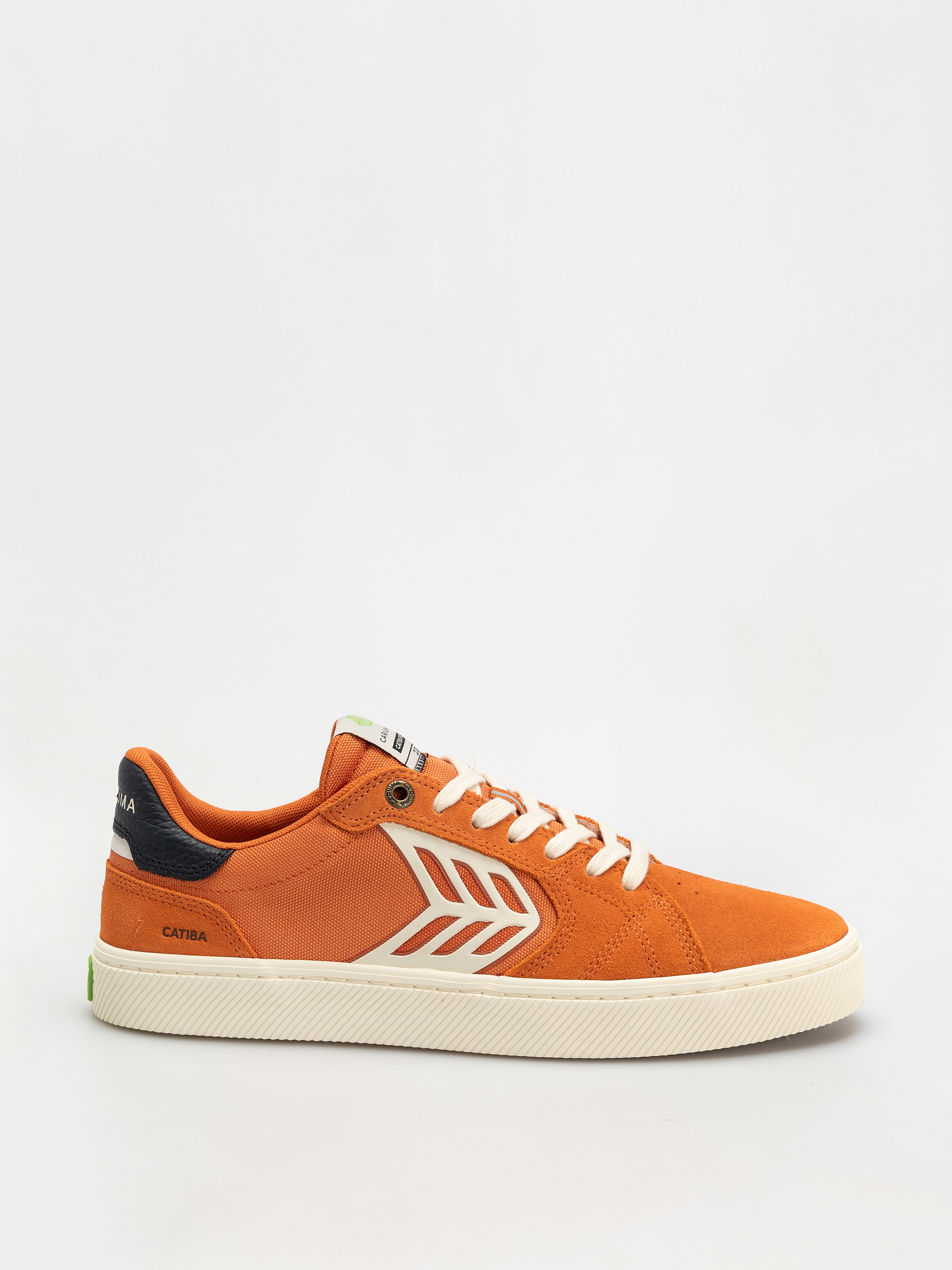 Topu00e1nky Cariuma Catiba Pro 2.0 (burnt orange suede and cordura ivory logo navy)