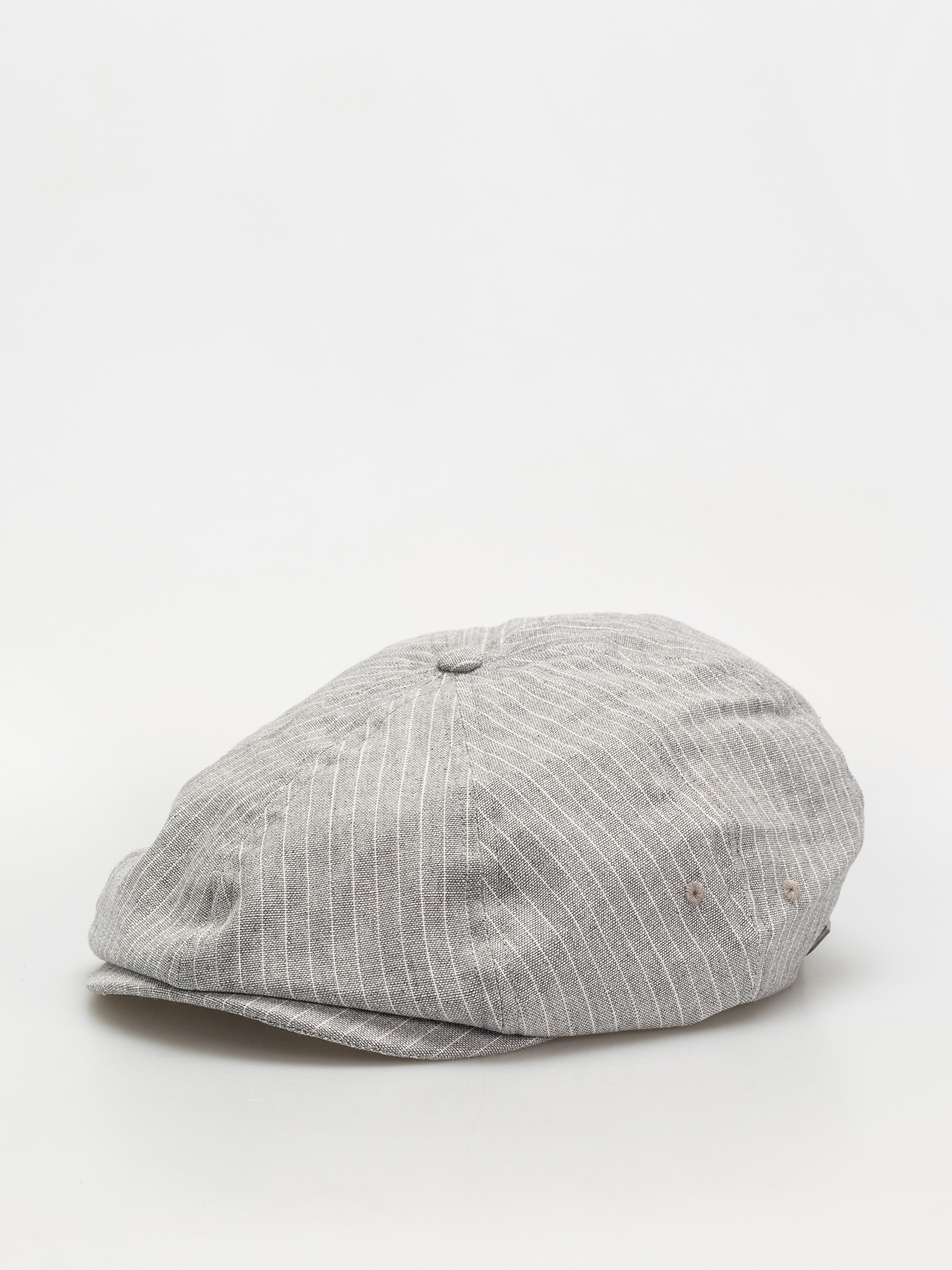 Klobu00fak so u0161iltom Brixton Brood Lw Snap Cap (light grey/white stripe chambr)