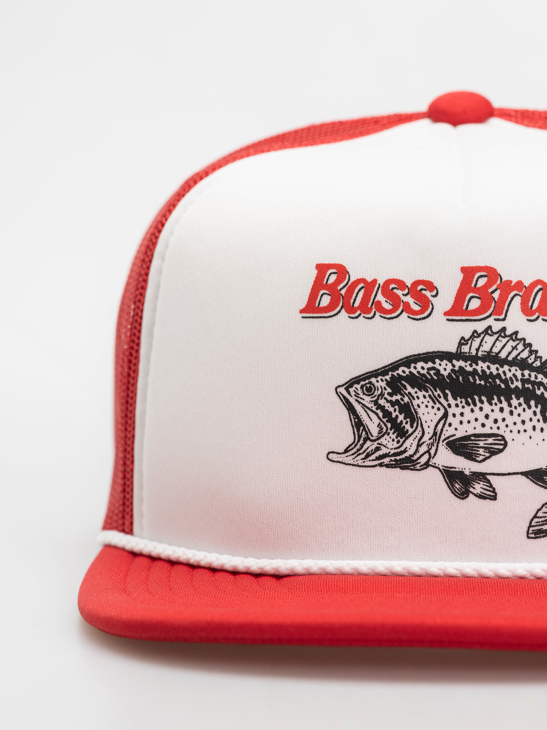 Šiltovka Brixton Bass Brains Ft Mp Trucker (crimson/white/crimson)