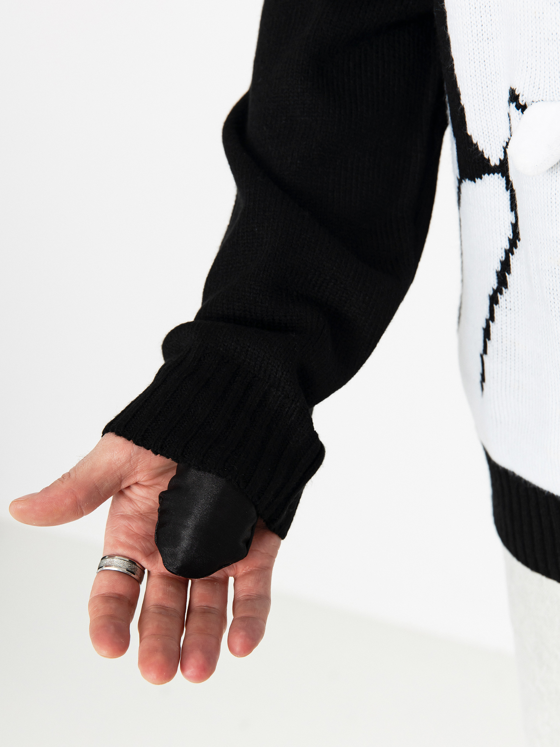 Sveter RipNDip Lord Nermal Flippy Knitty (black)