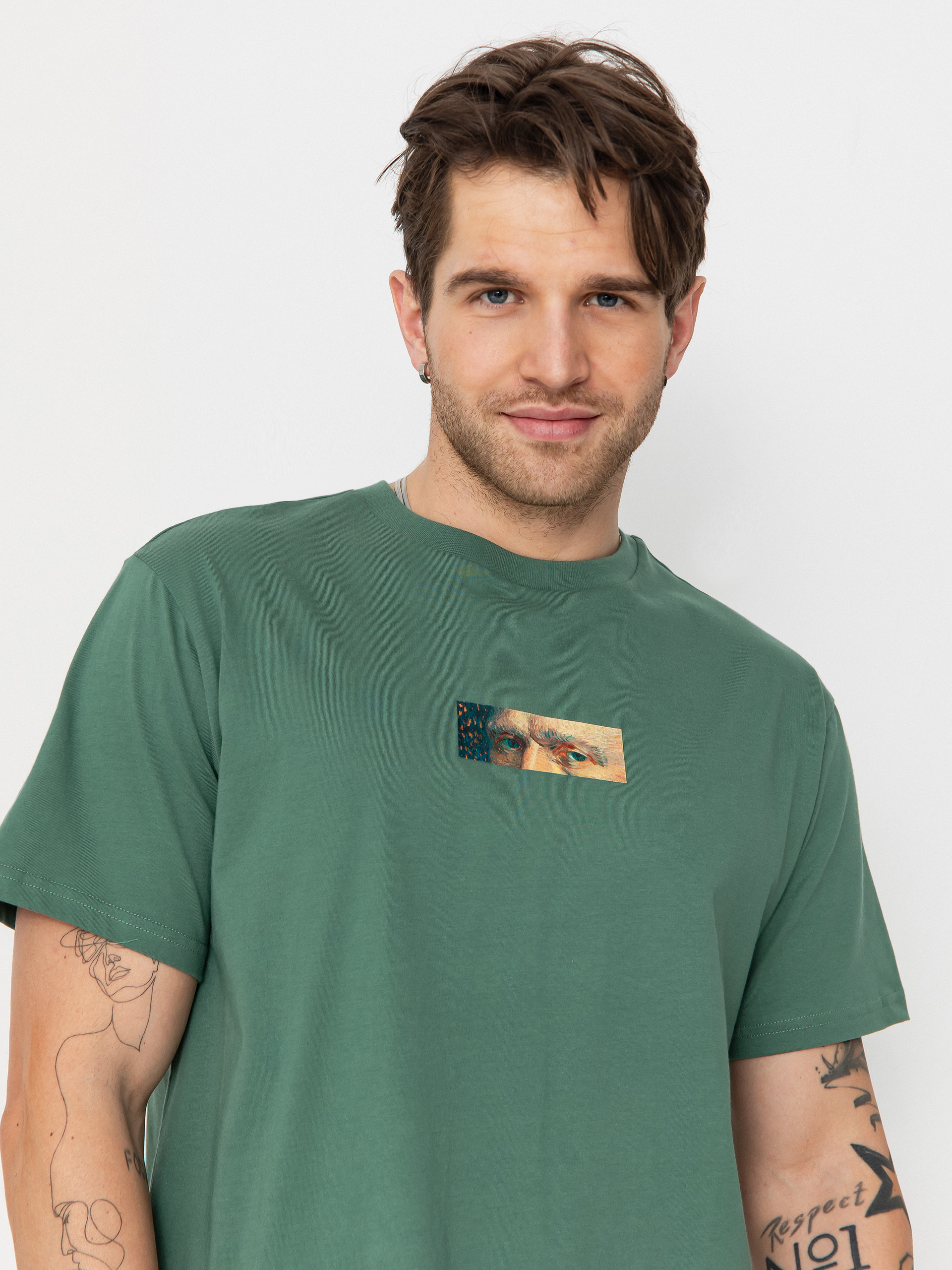 Tričko RipNDip Van Nermal (olive)