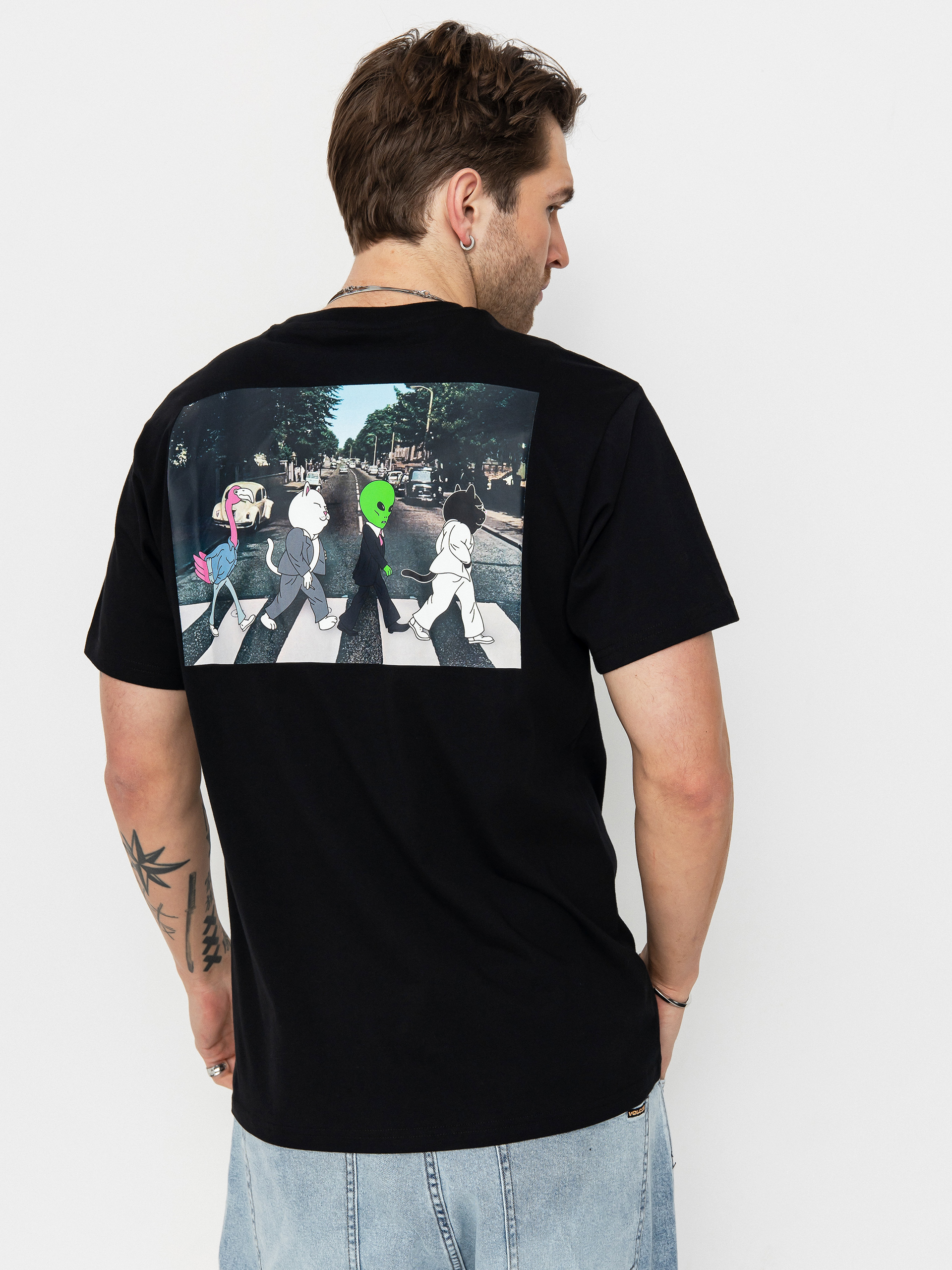 Tričko RipNDip Crosswalk (black)