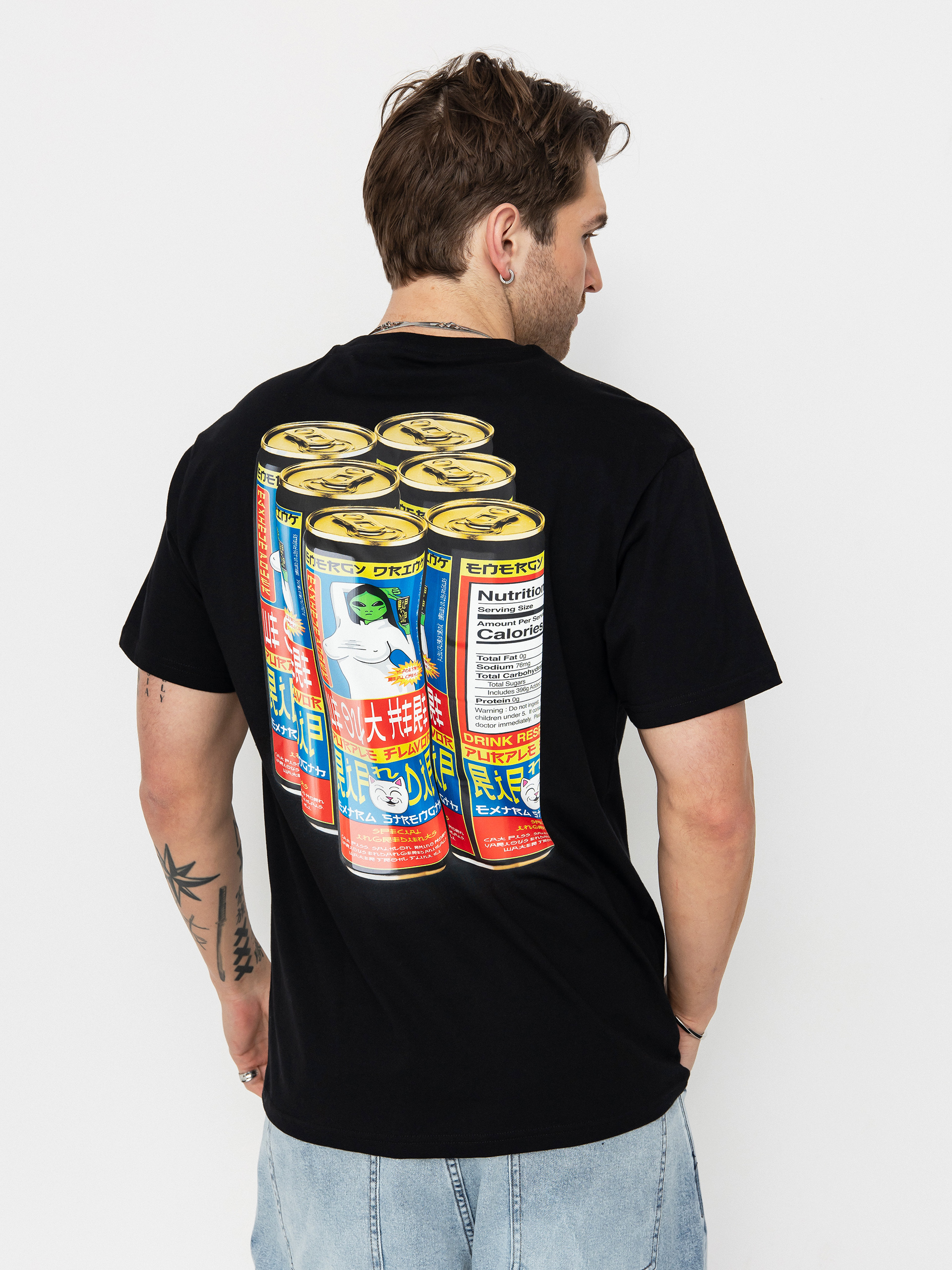 Tričko RipNDip Nerms Cans (black)