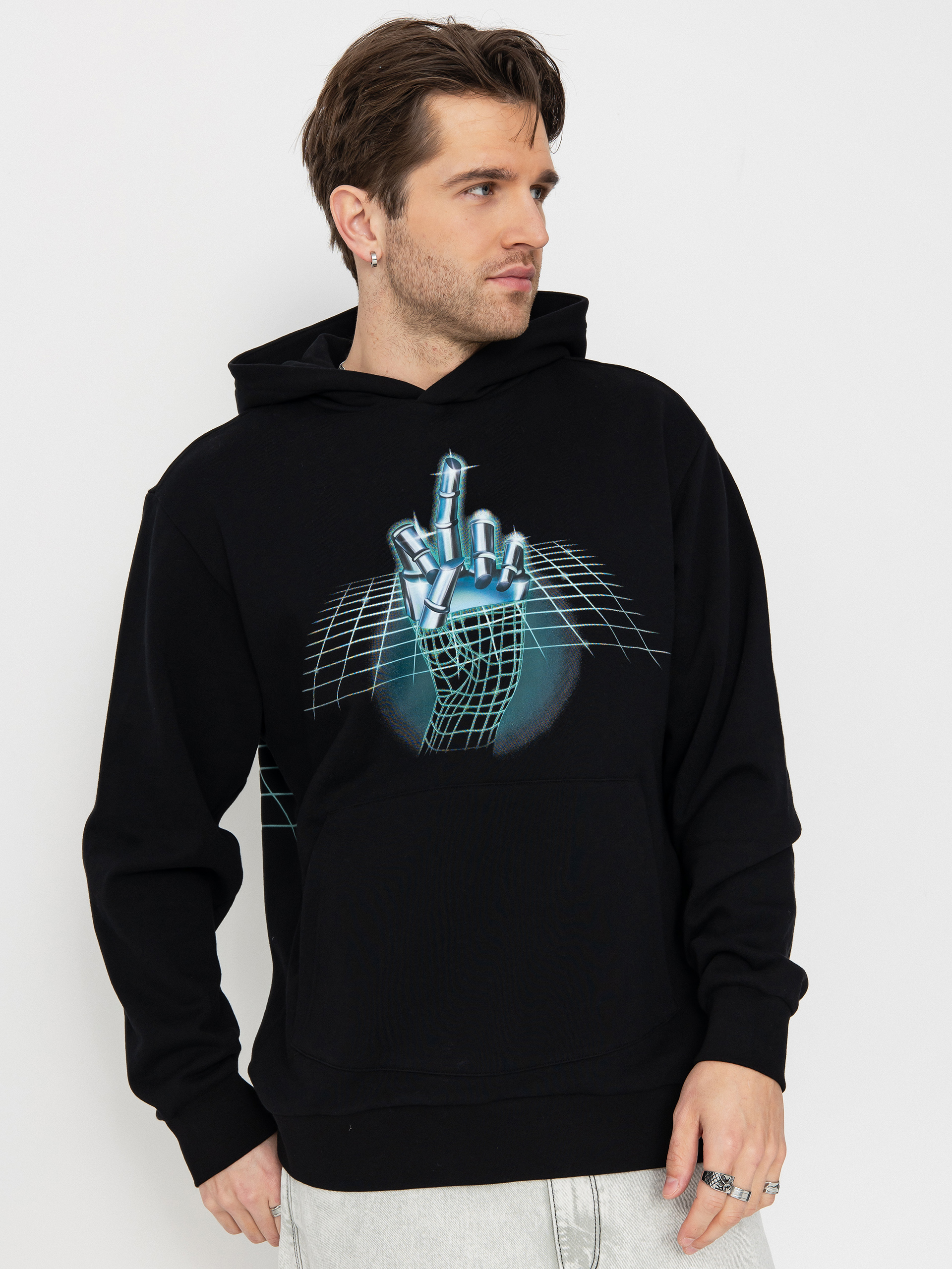 Mikina s kapucňou RipNDip Afterlife HD (black)