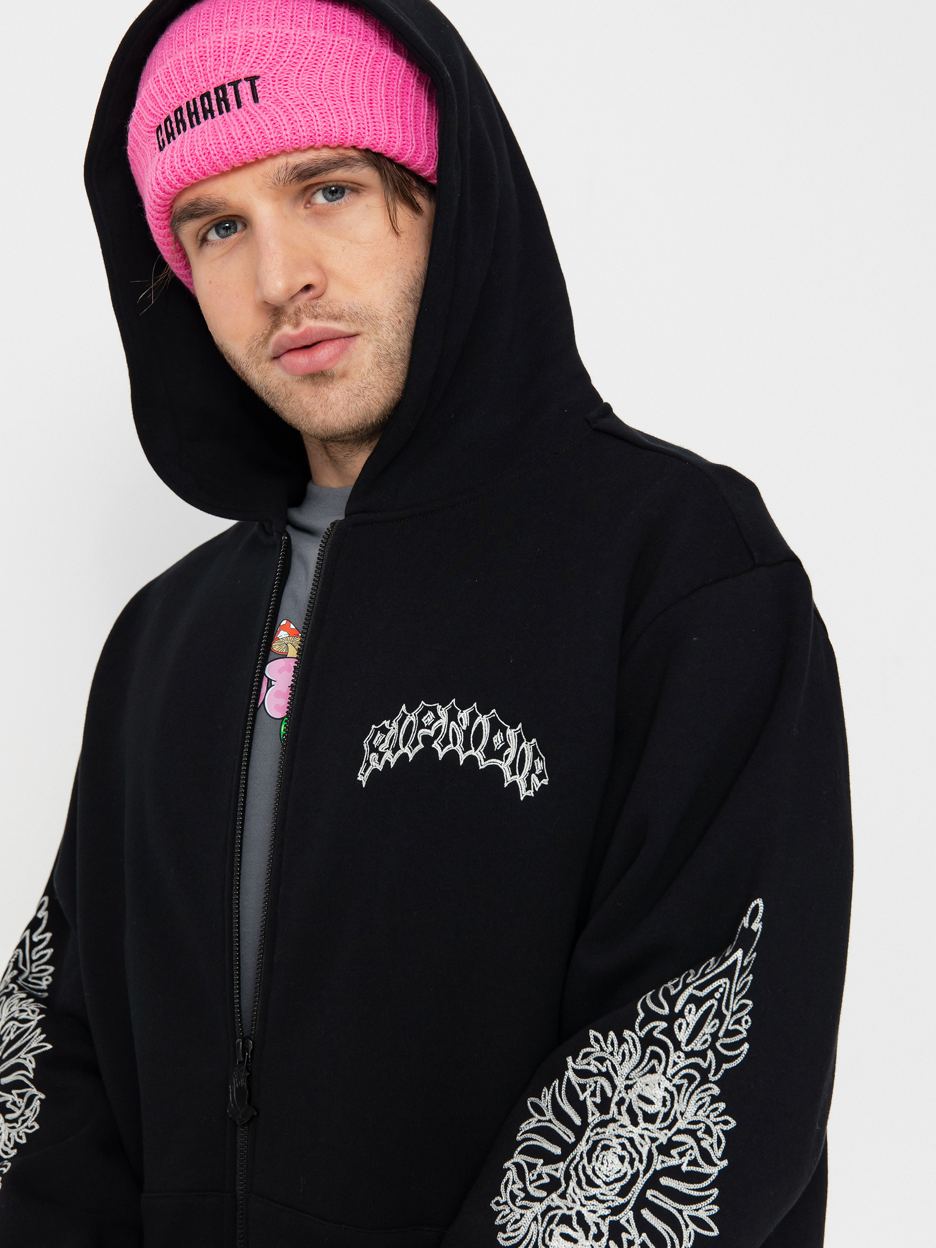 Mikina s kapucňou RipNDip Mother Nerm ZHD (black)