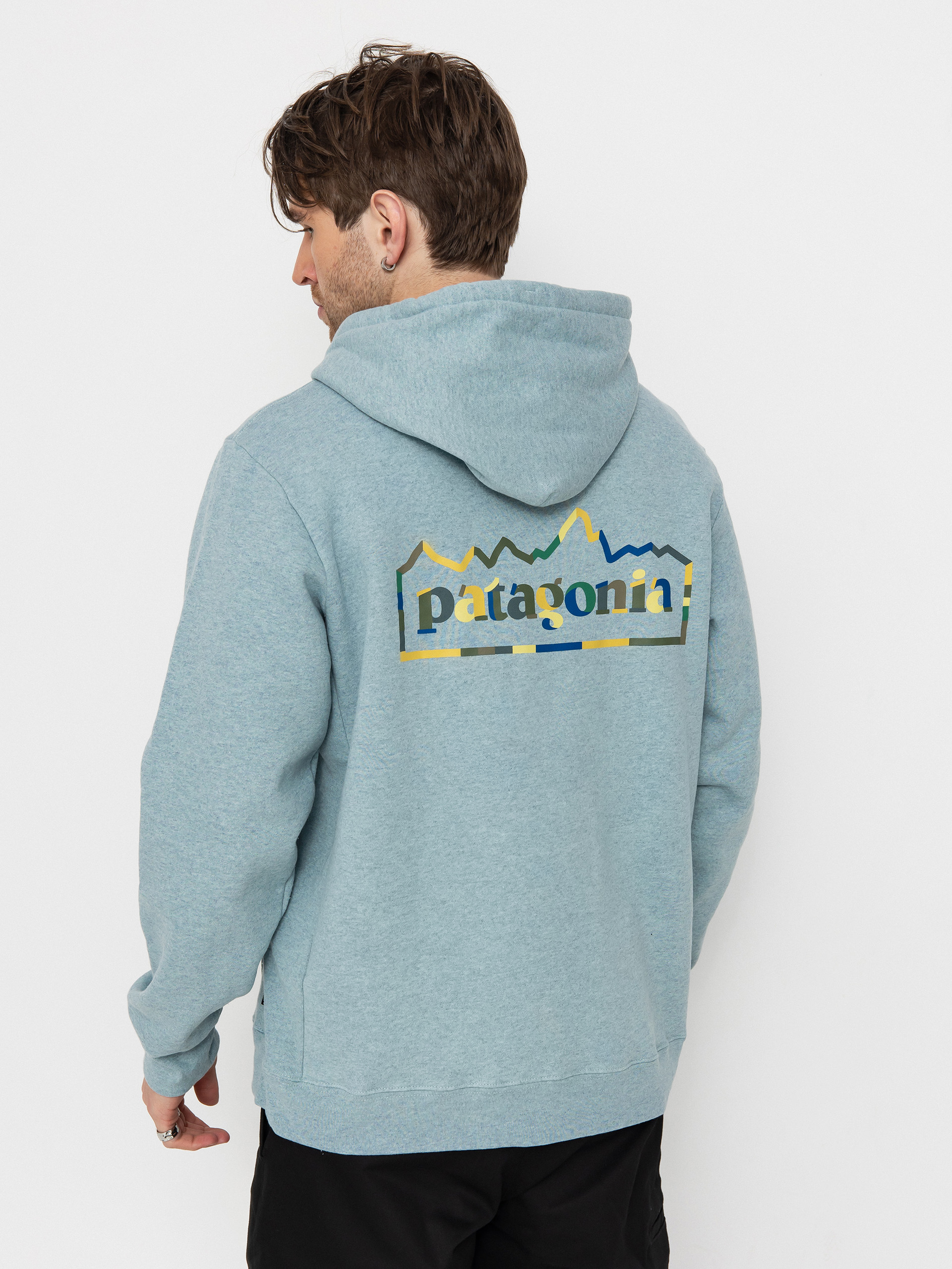 Mikina s kapucňou Patagonia Unity Fitz Uprisal HD (thermal blue)